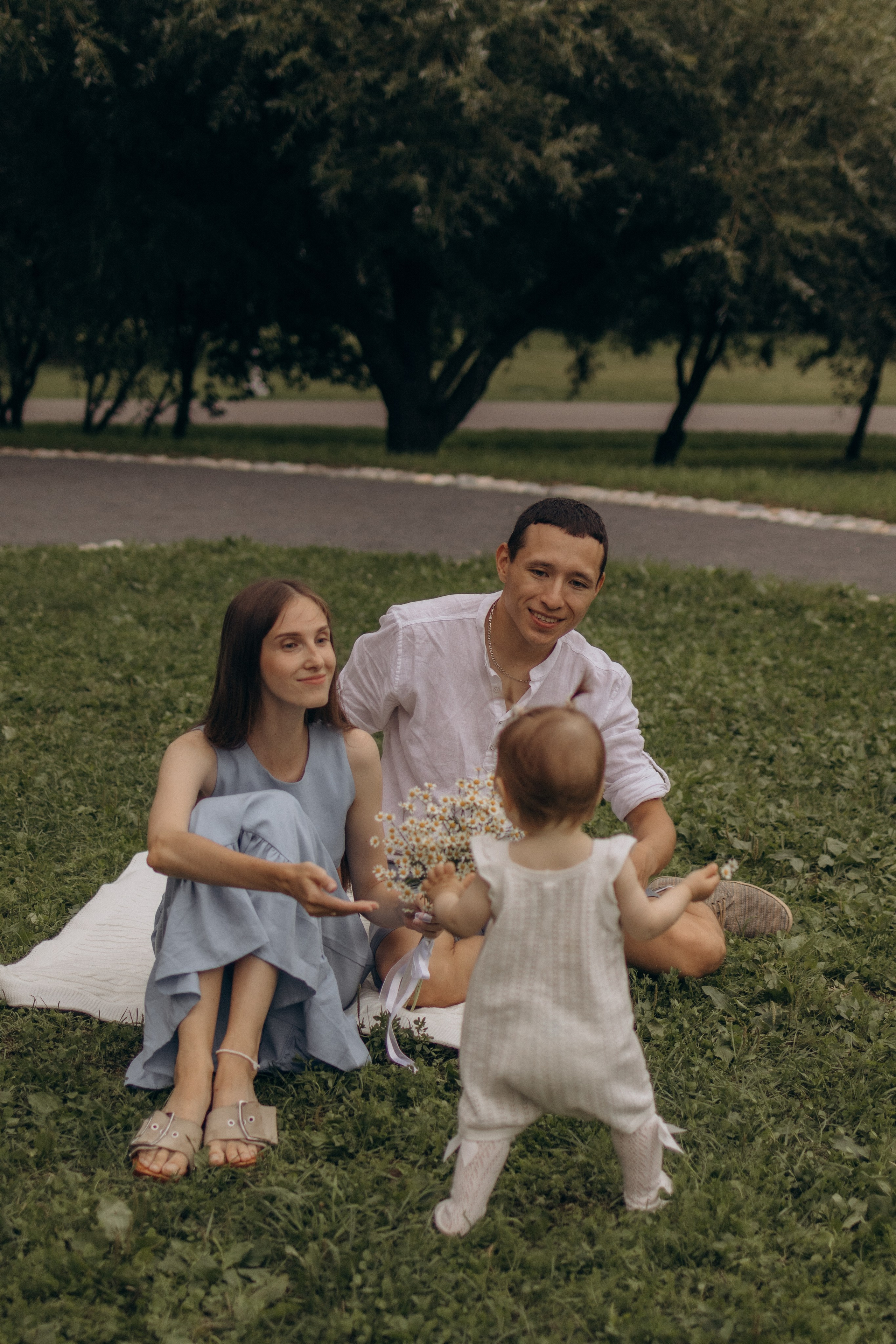 Роман, Мария и Алиса. Семейный фотограф Москва