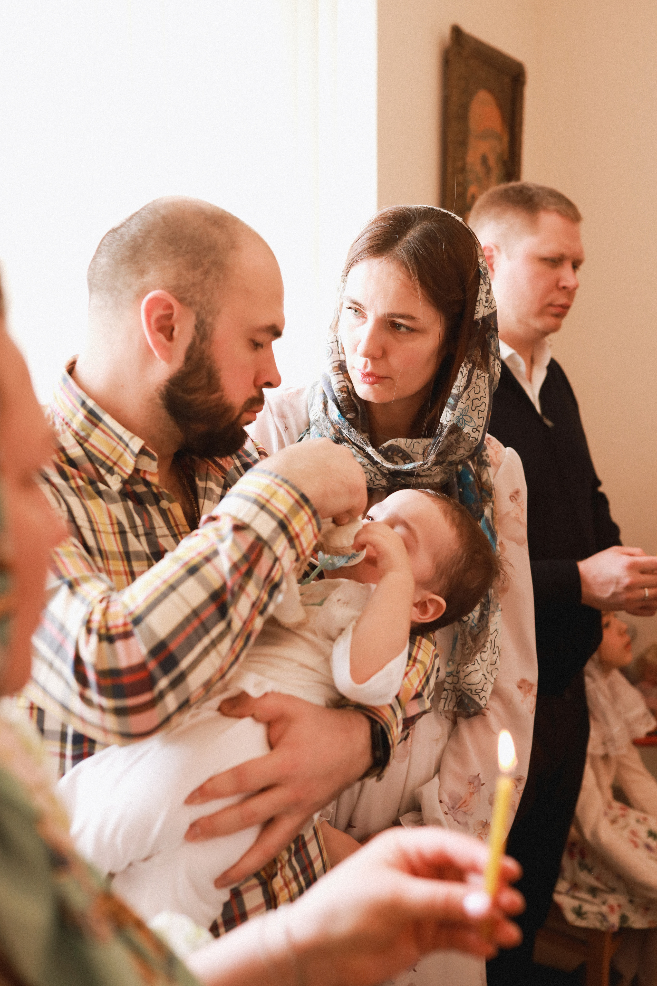Крещение Матвея. Детский и семейный фотограф Москва Виктория Самоховец