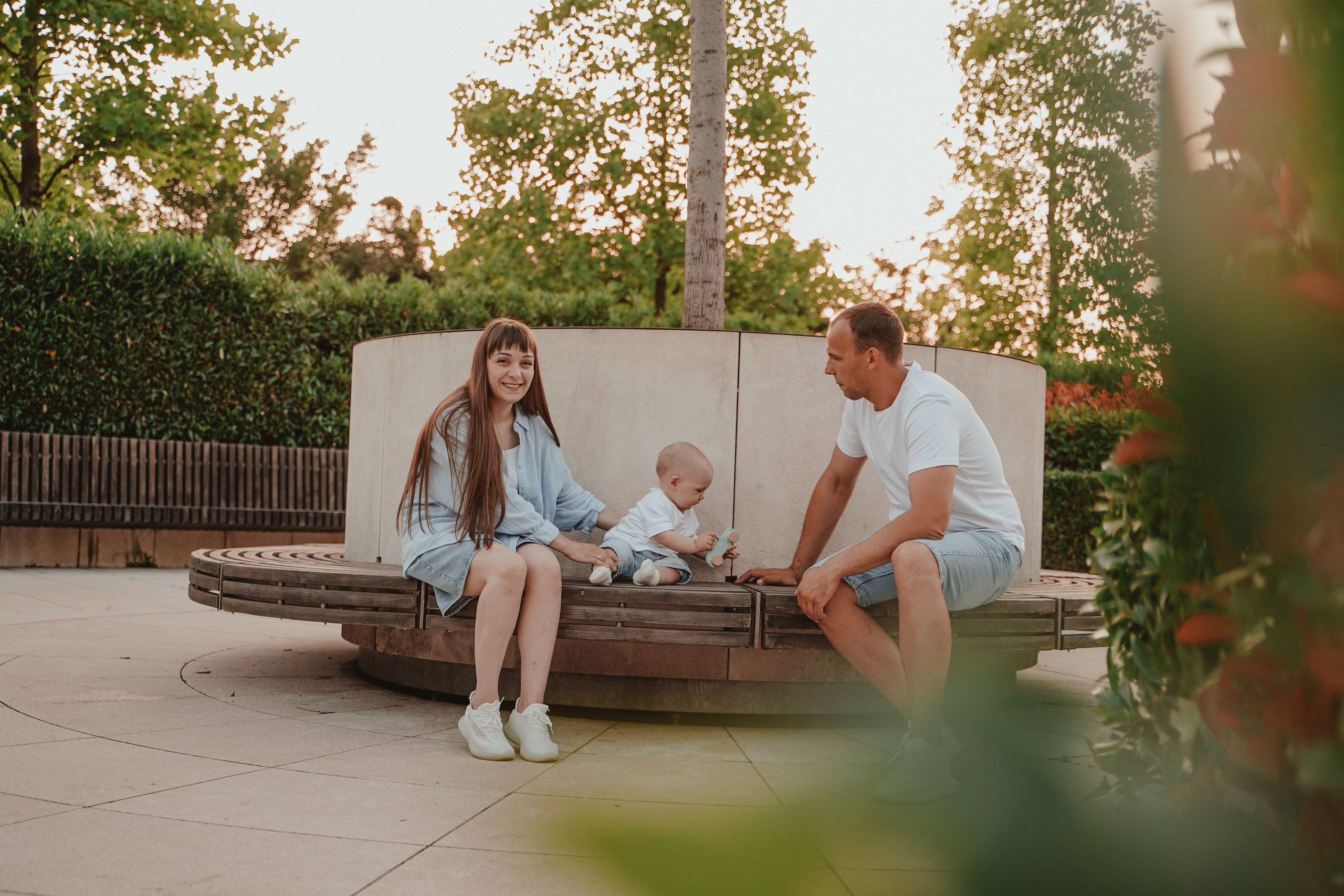 Семейная фотосессия в парке Галицкого. Семейный и женский фотограф в Краснодаре Анастасия Приймак