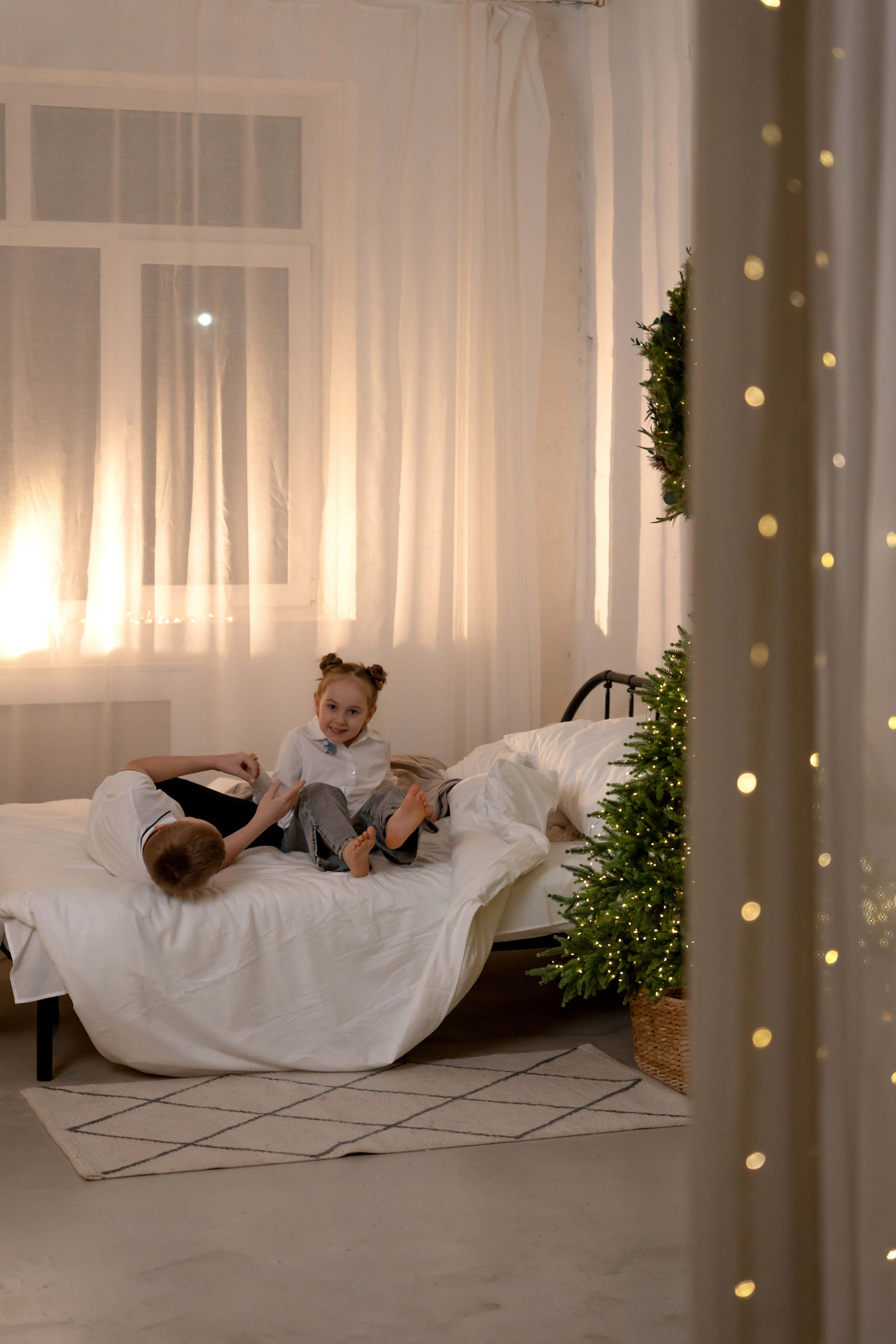 Новогодняя фотосессия для дружной семьи. Фотограф в Красноярске. Юлия Чаушанская