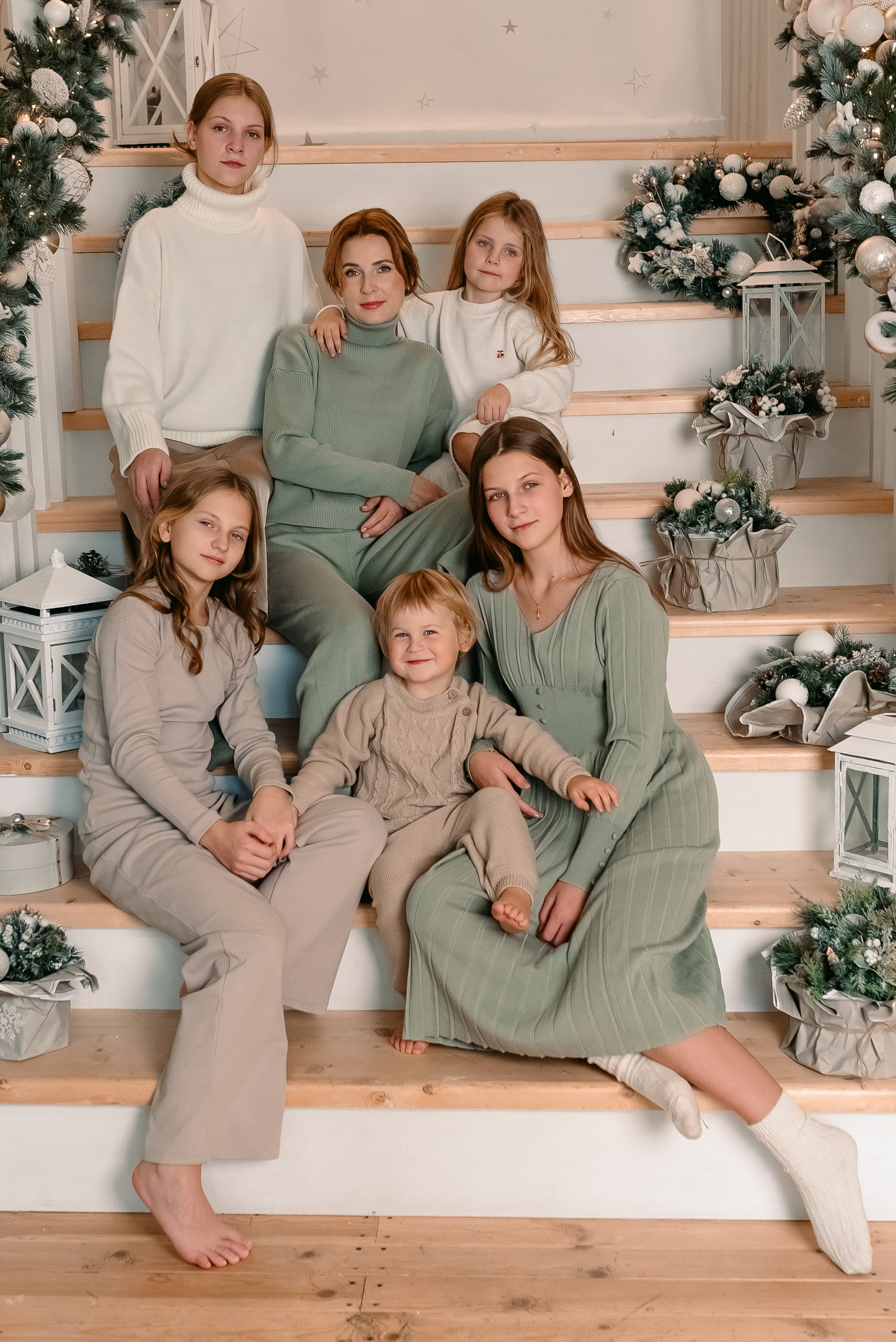 Новогодняя семейная фотосессия. Фотограф Юлия Кондратьева