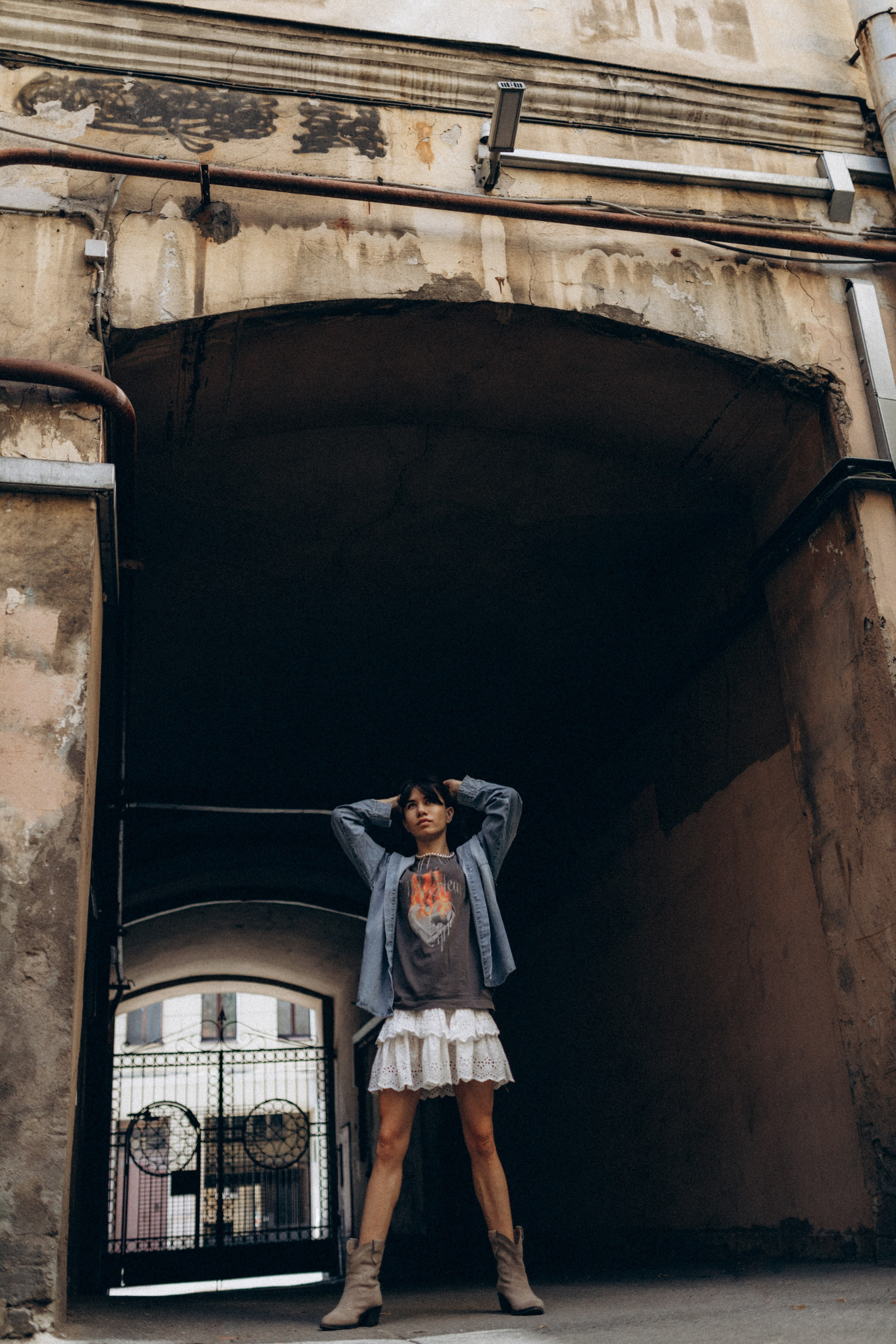 Алёна. Питерские дворики. Фотограф НОГИНСК, Москва, Анастасия Белая