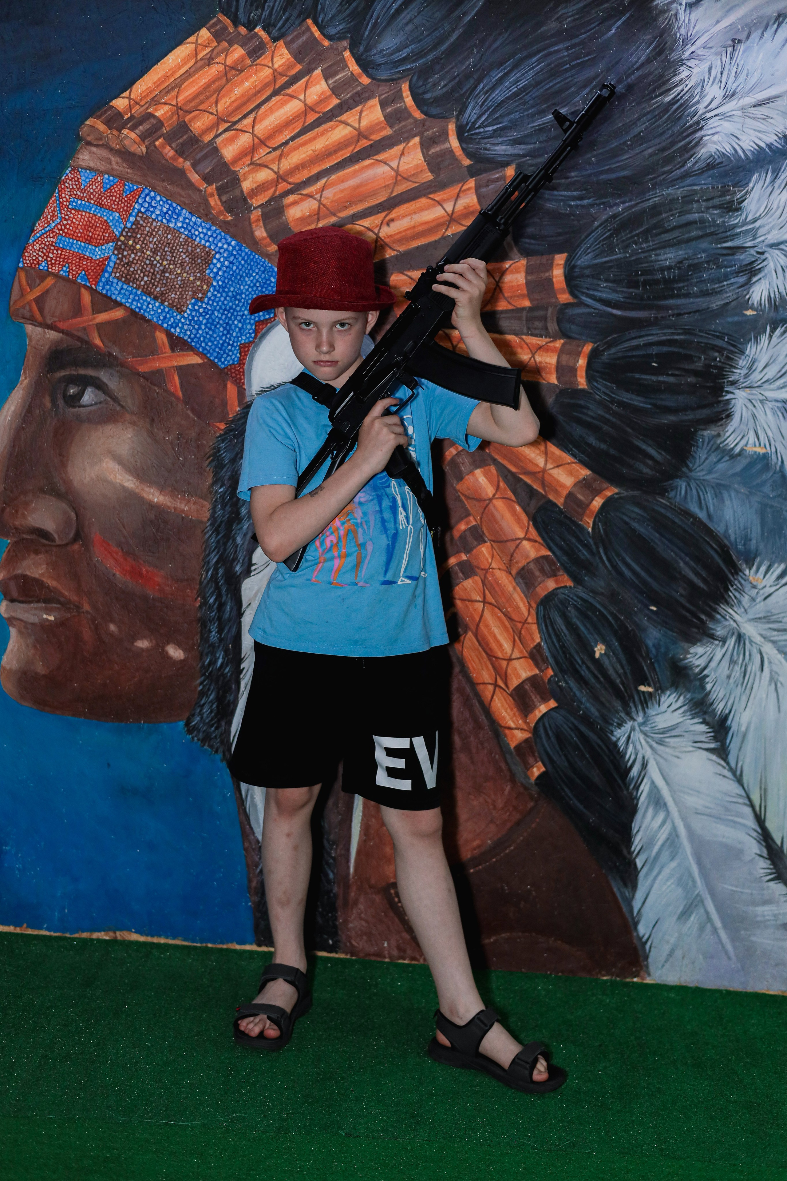 День рождение в стрелковом клубе. Фотограф Надршина Лилия