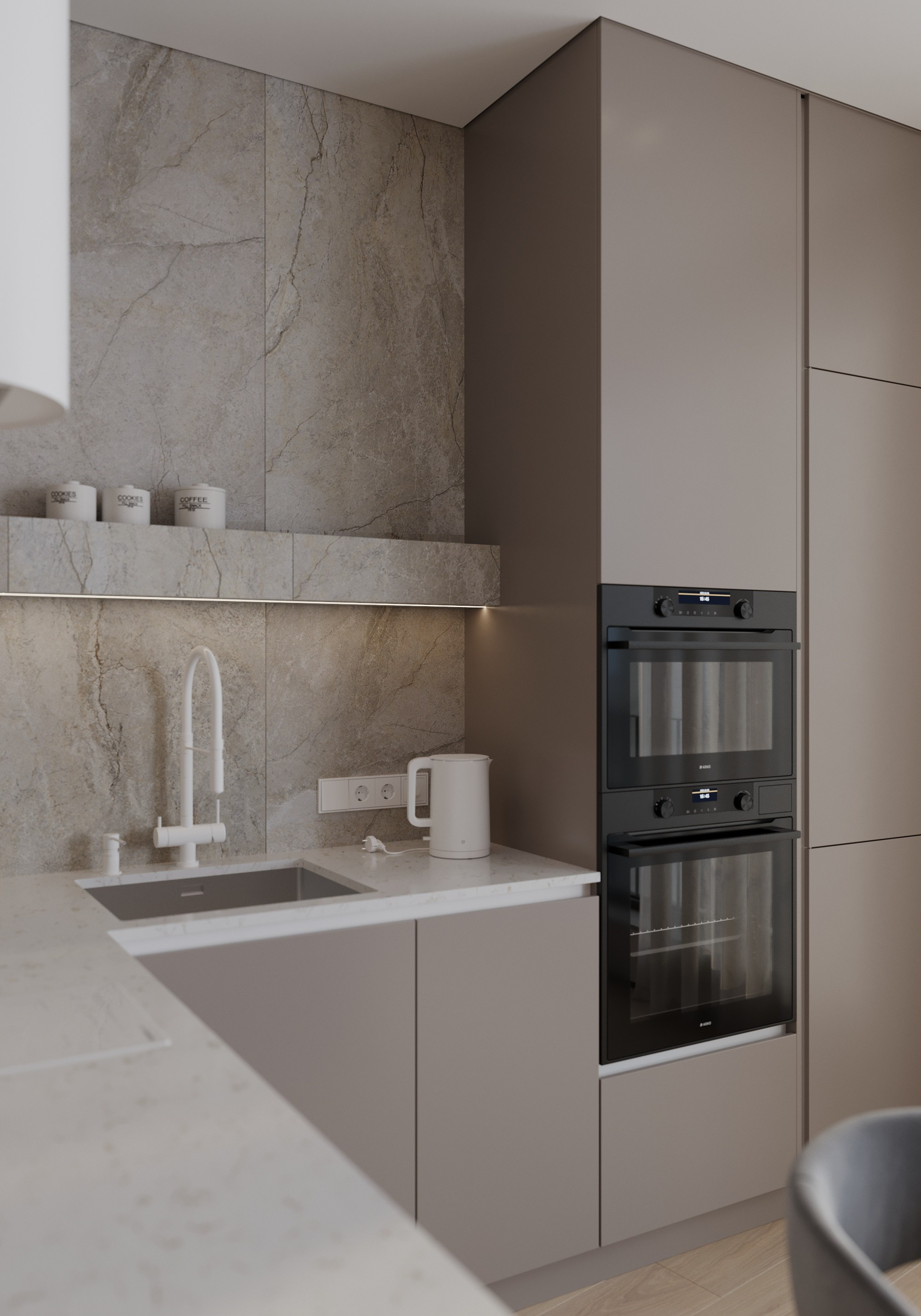 Интерьер кухни в ЖК Мore