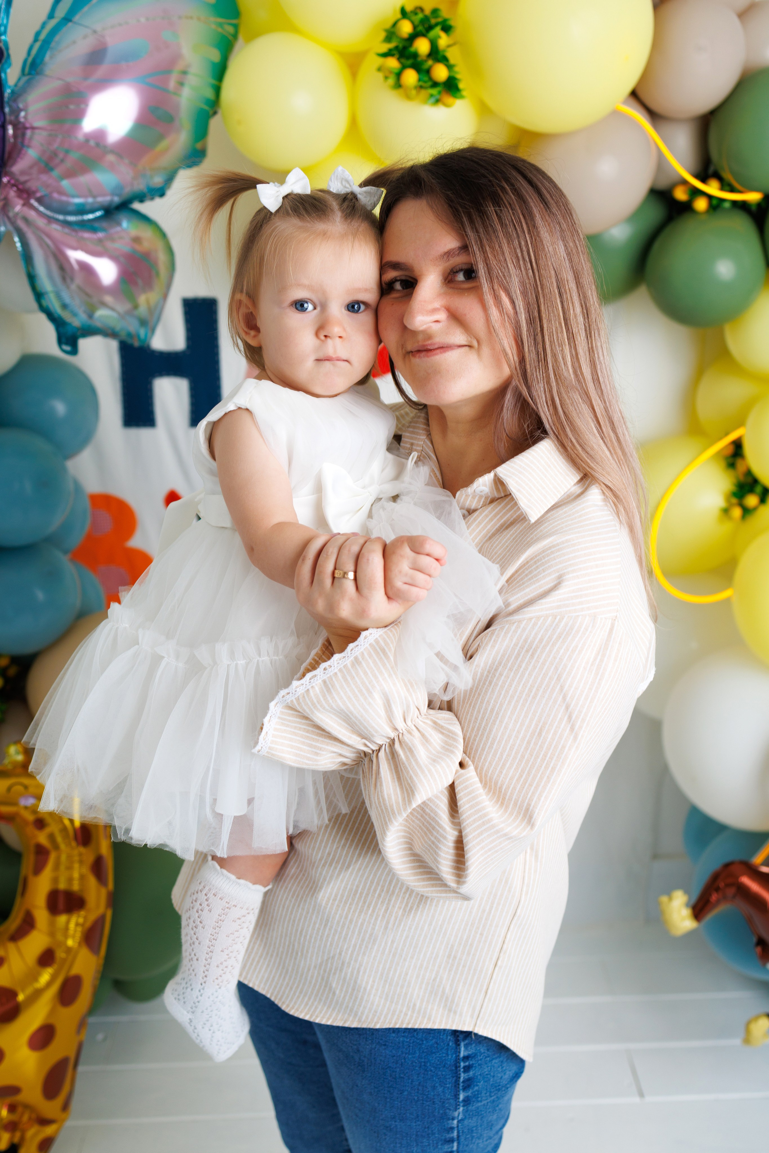 Машеньке 1 годик. Фотограф новорожденный малышей Новосибирск
