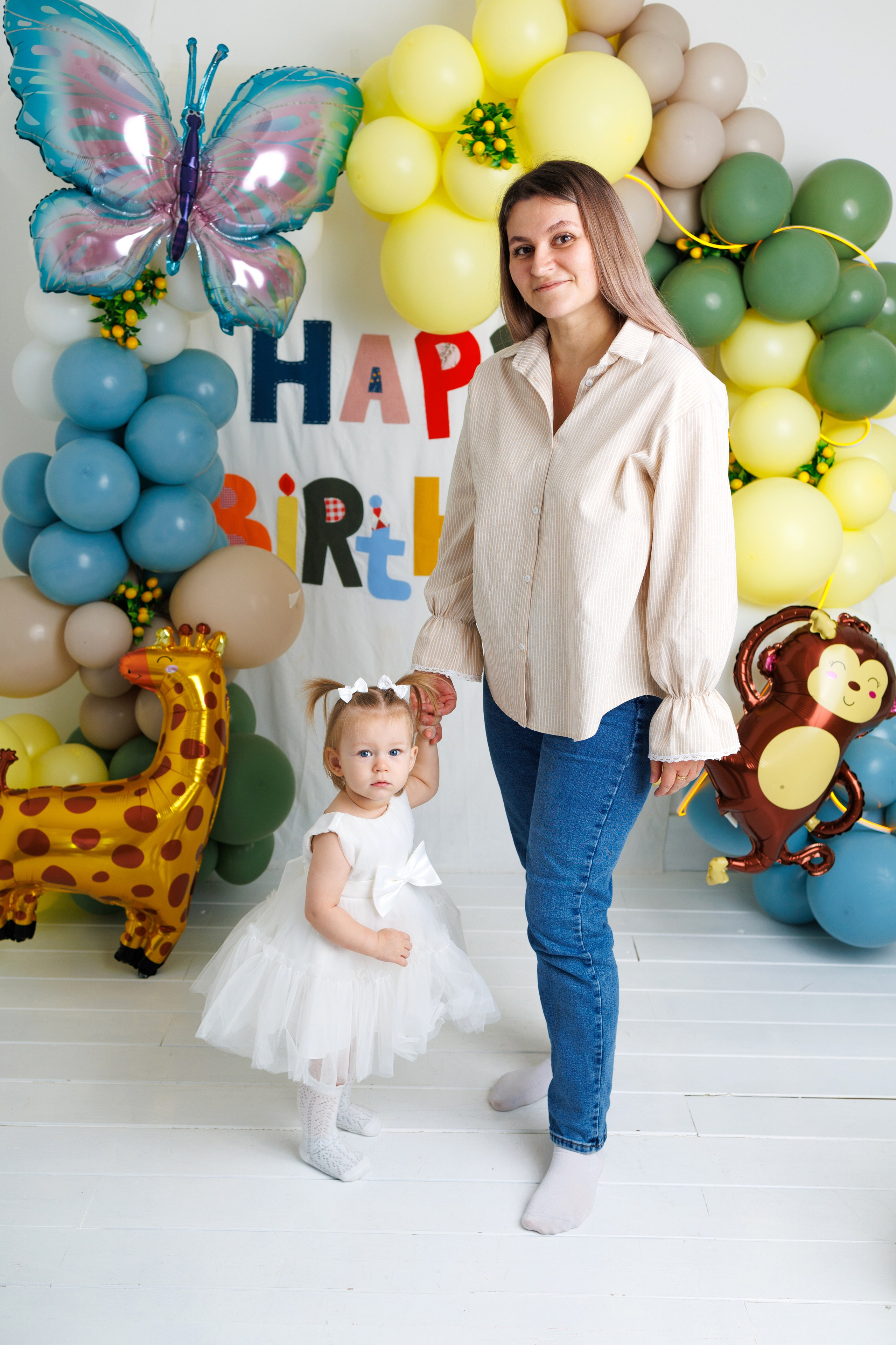 Машеньке 1 годик. Фотограф новорожденный малышей Новосибирск