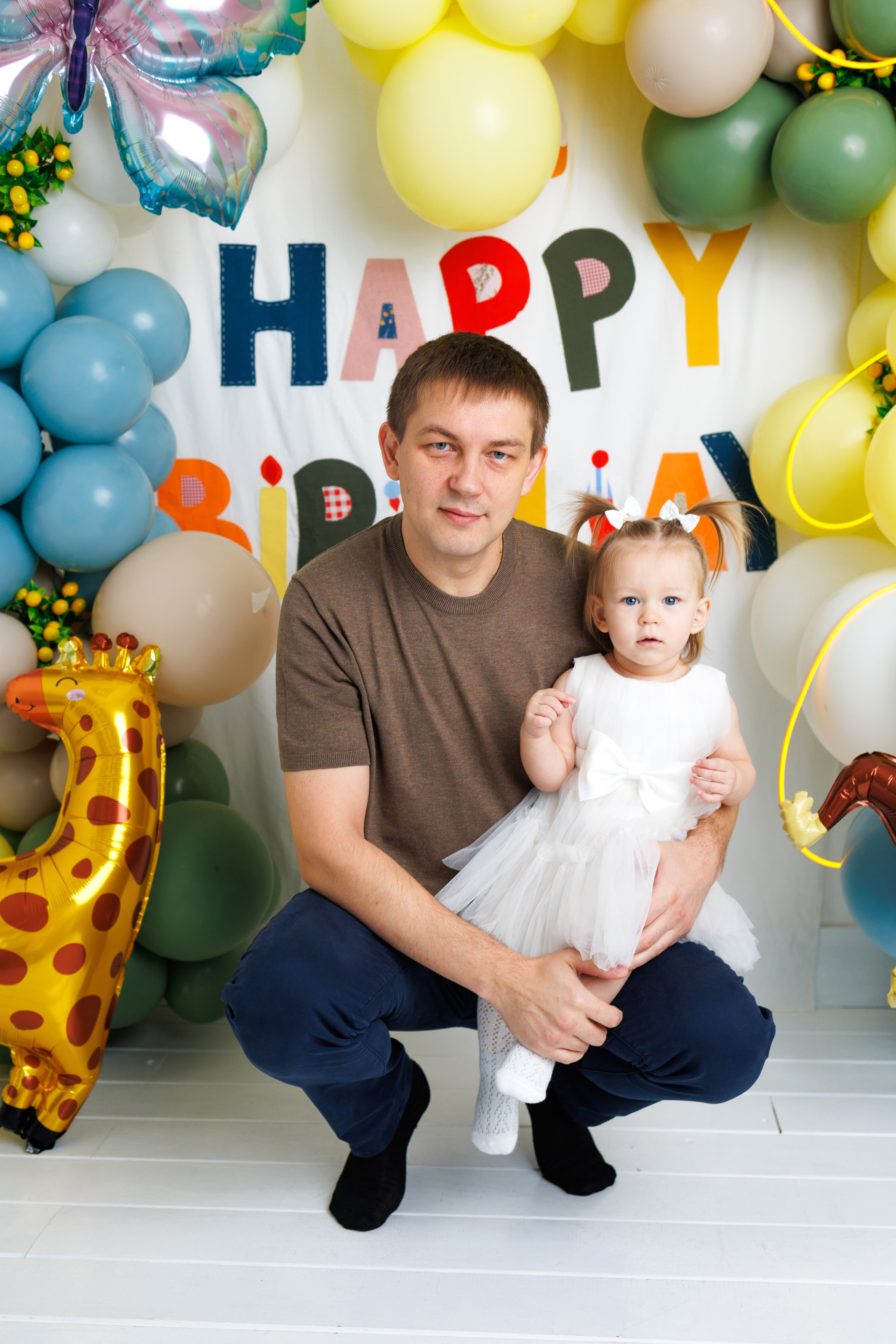 Машеньке 1 годик. Фотограф новорожденный малышей Новосибирск
