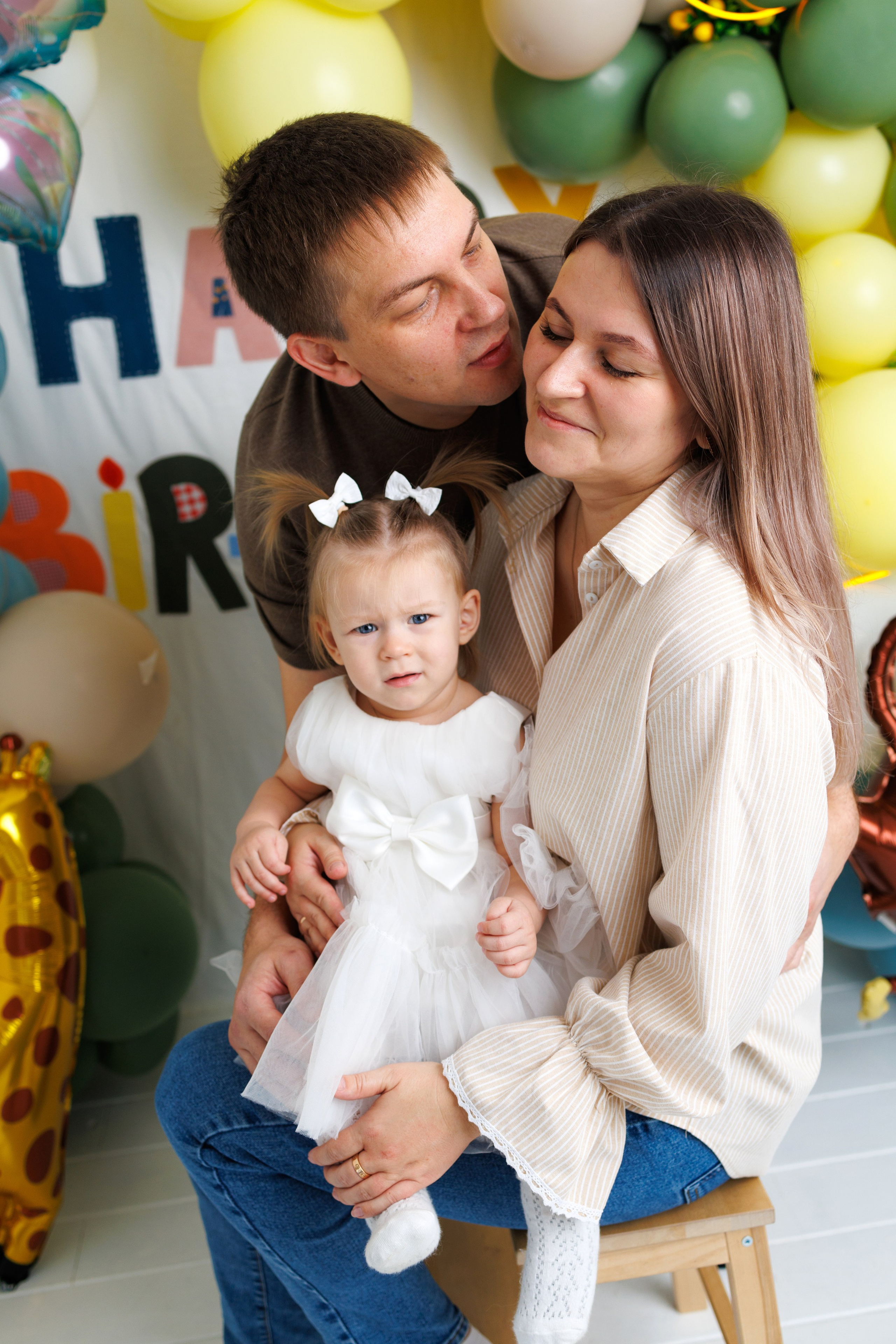 Машеньке 1 годик. Фотограф новорожденный малышей Новосибирск
