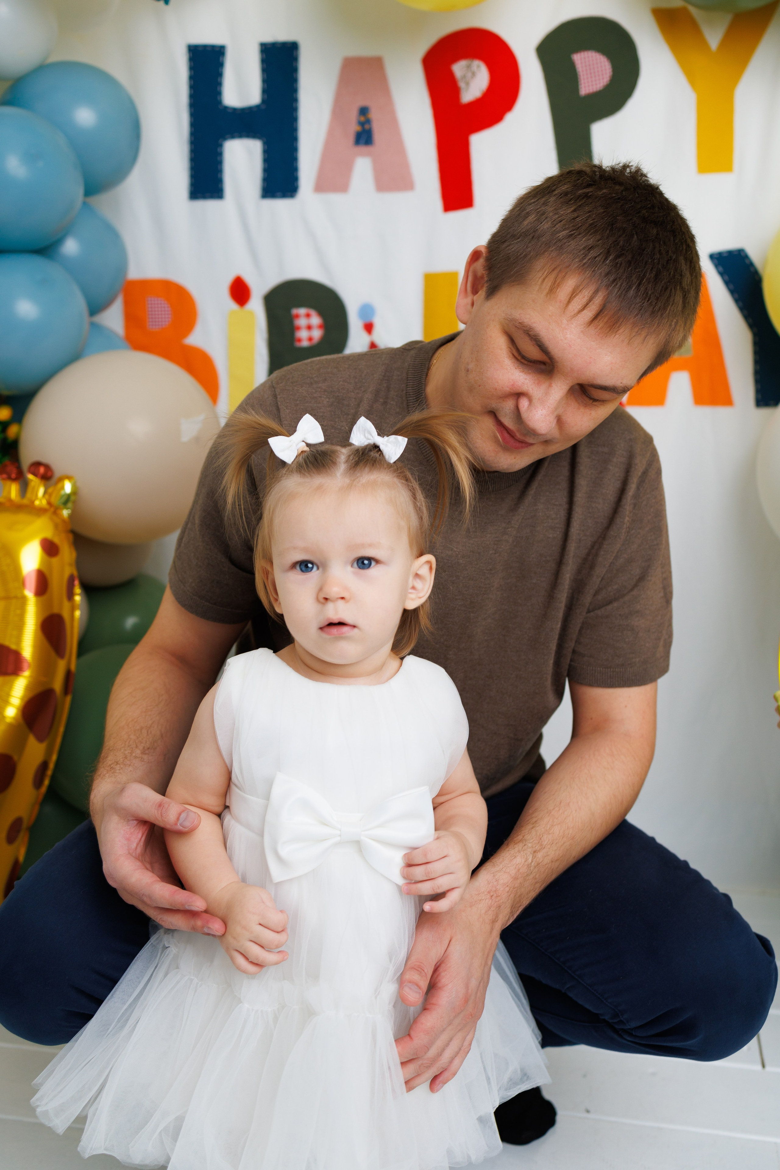 Машеньке 1 годик. Фотограф новорожденный малышей Новосибирск