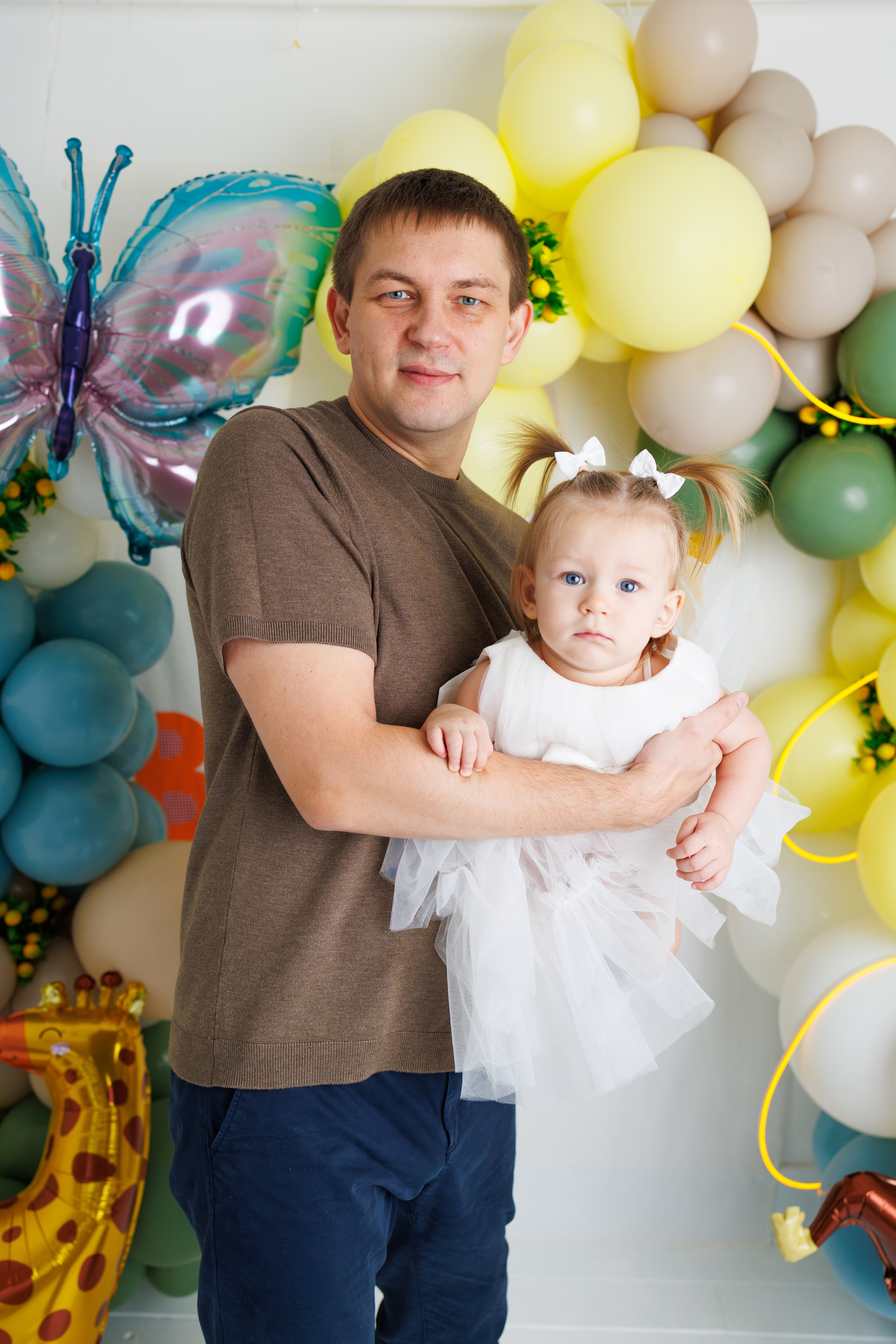 Машеньке 1 годик. Фотограф новорожденный малышей Новосибирск