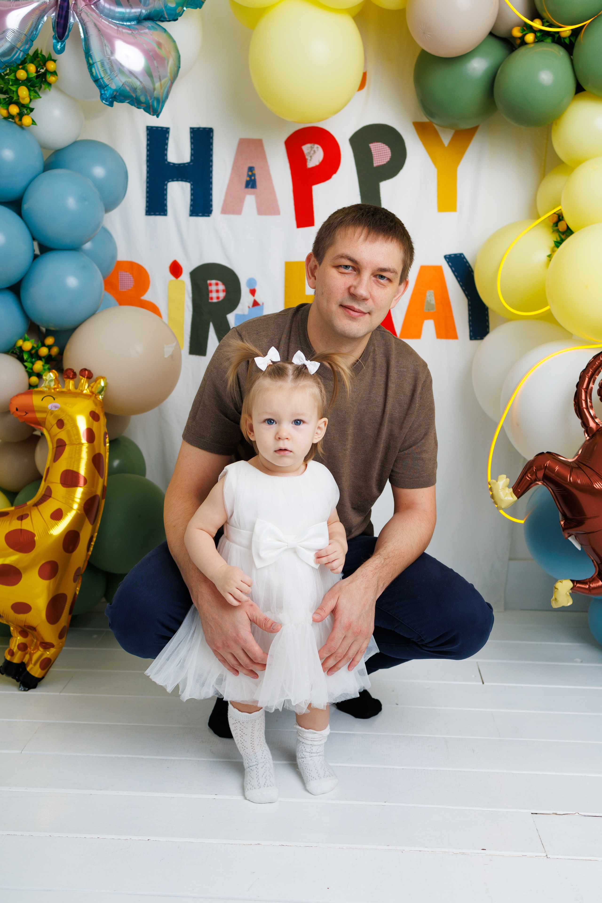 Машеньке 1 годик. Фотограф новорожденный малышей Новосибирск