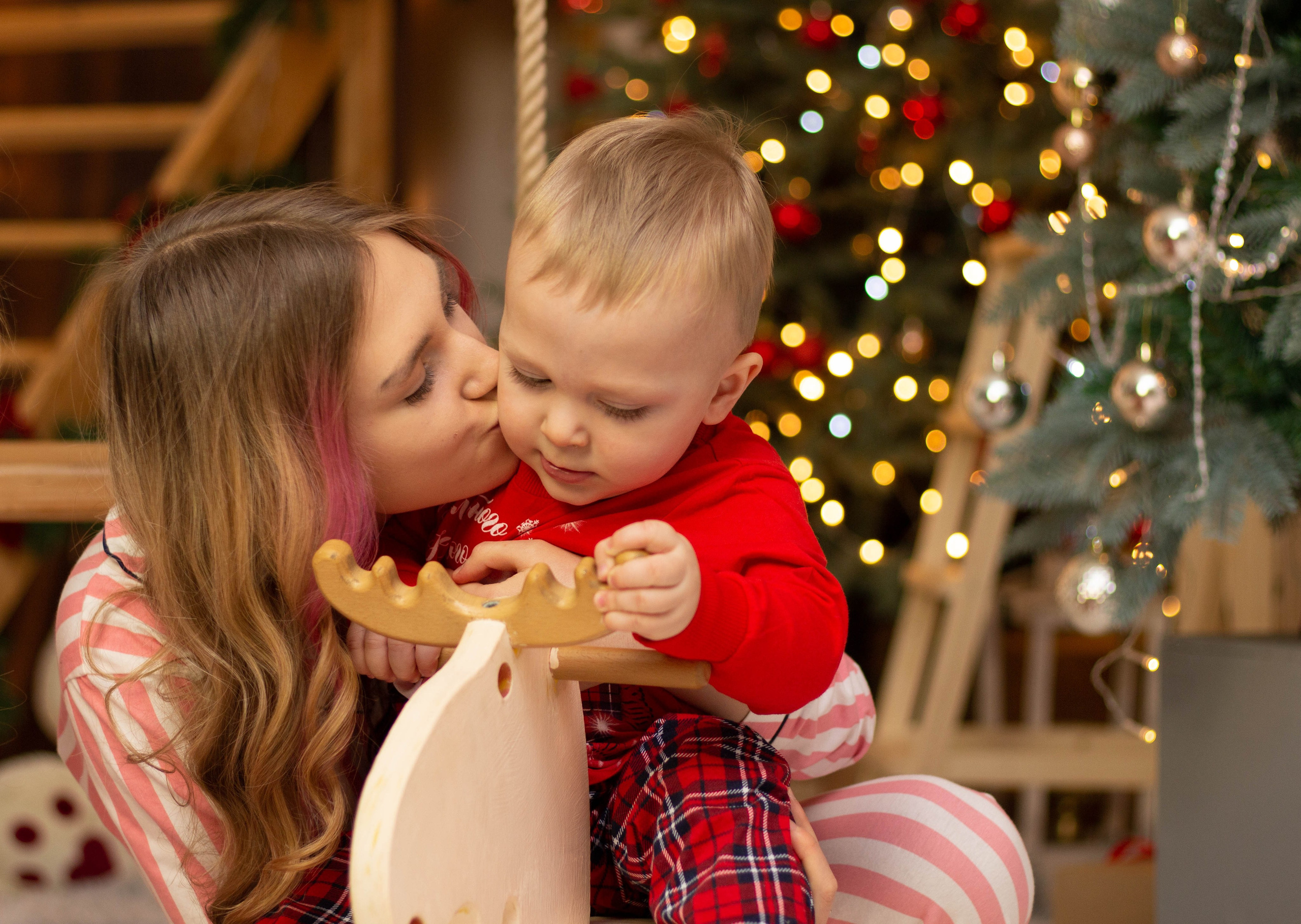 Новогодняя фотосессия Анны и Евгения. Фотограф новорожденных в Екатеринбурге