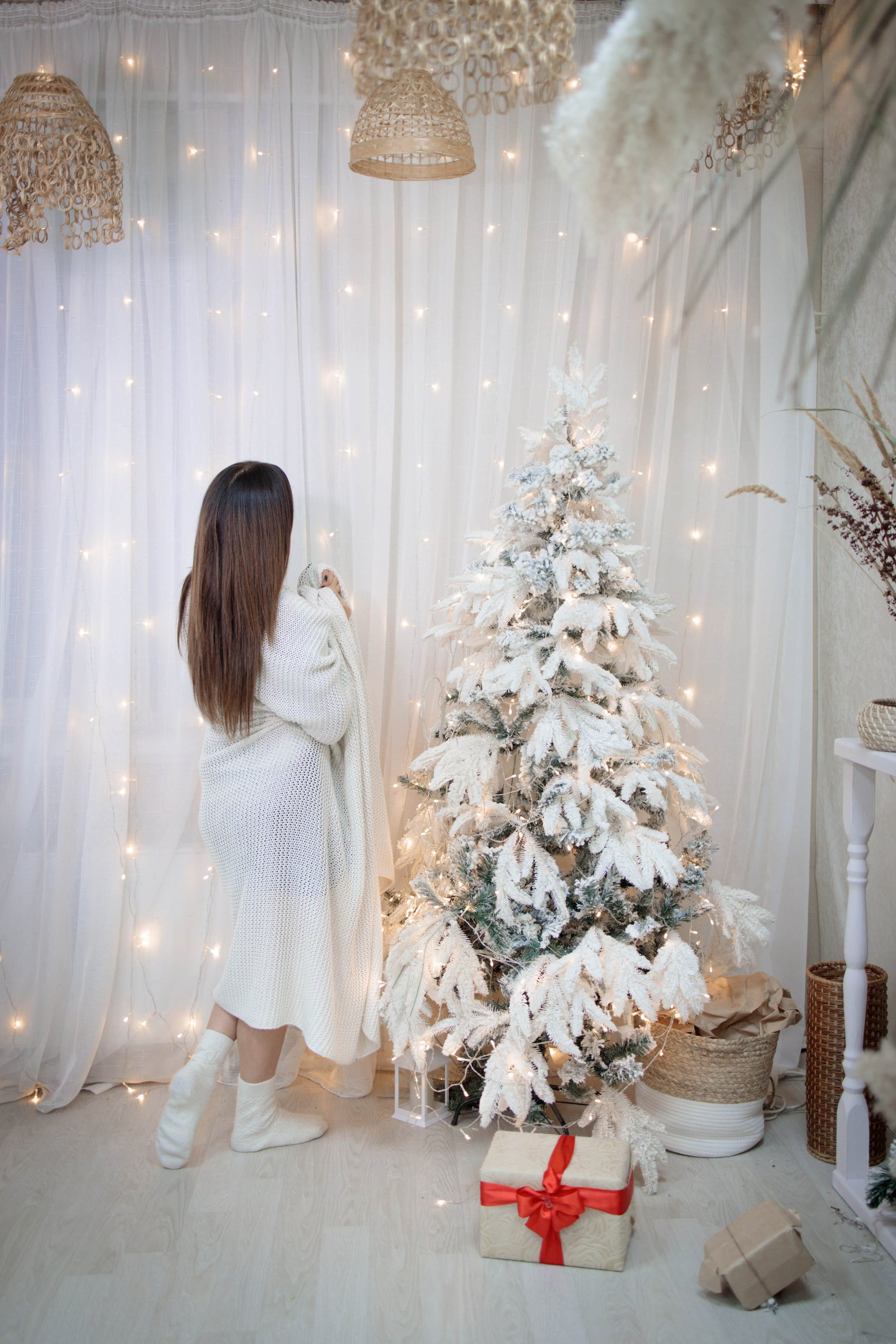 Зима. Профессиональный фотограф и видеооператор