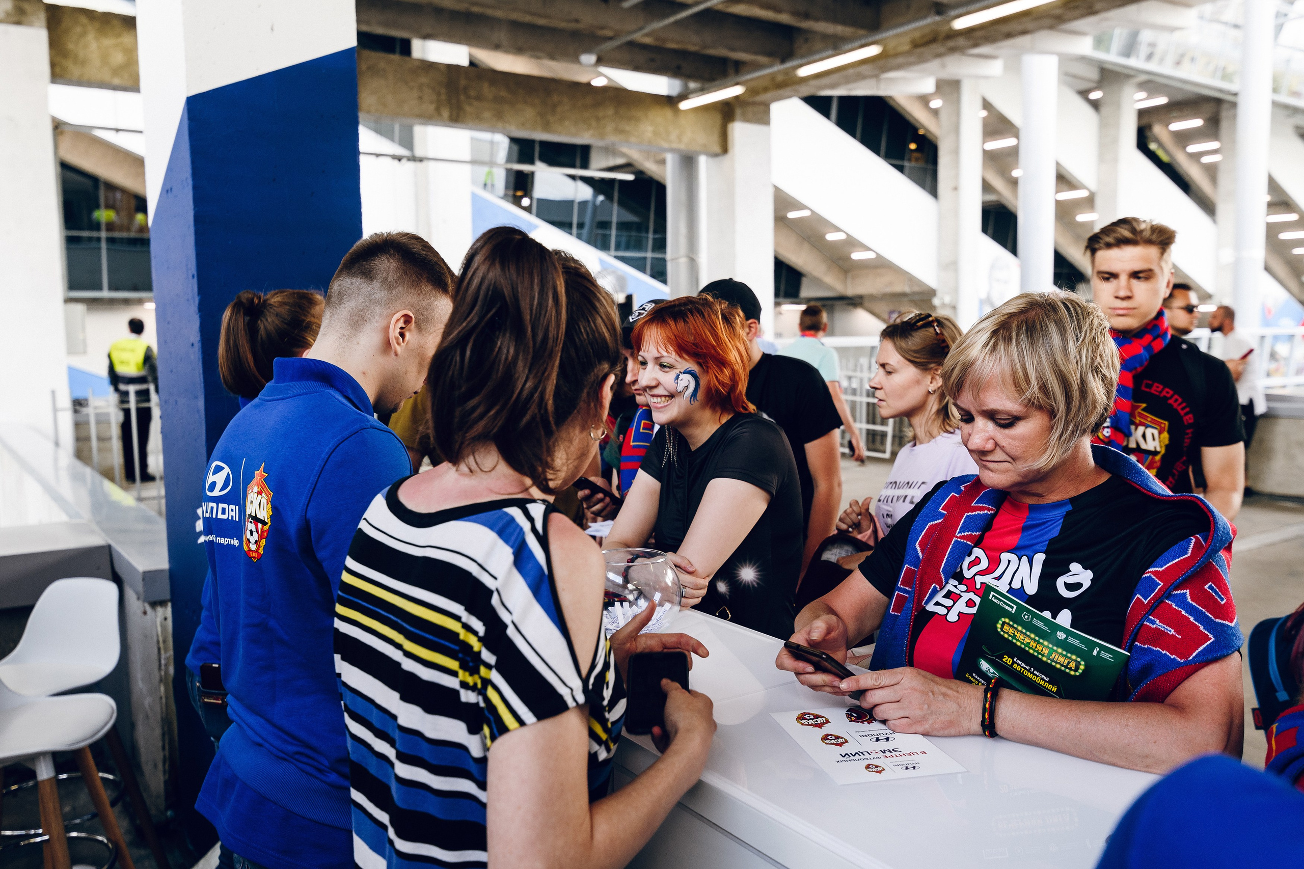 ПФК ЦСКА vs Hyundai. Активации на стадионе. Фотограф Сергей Бойко Москва