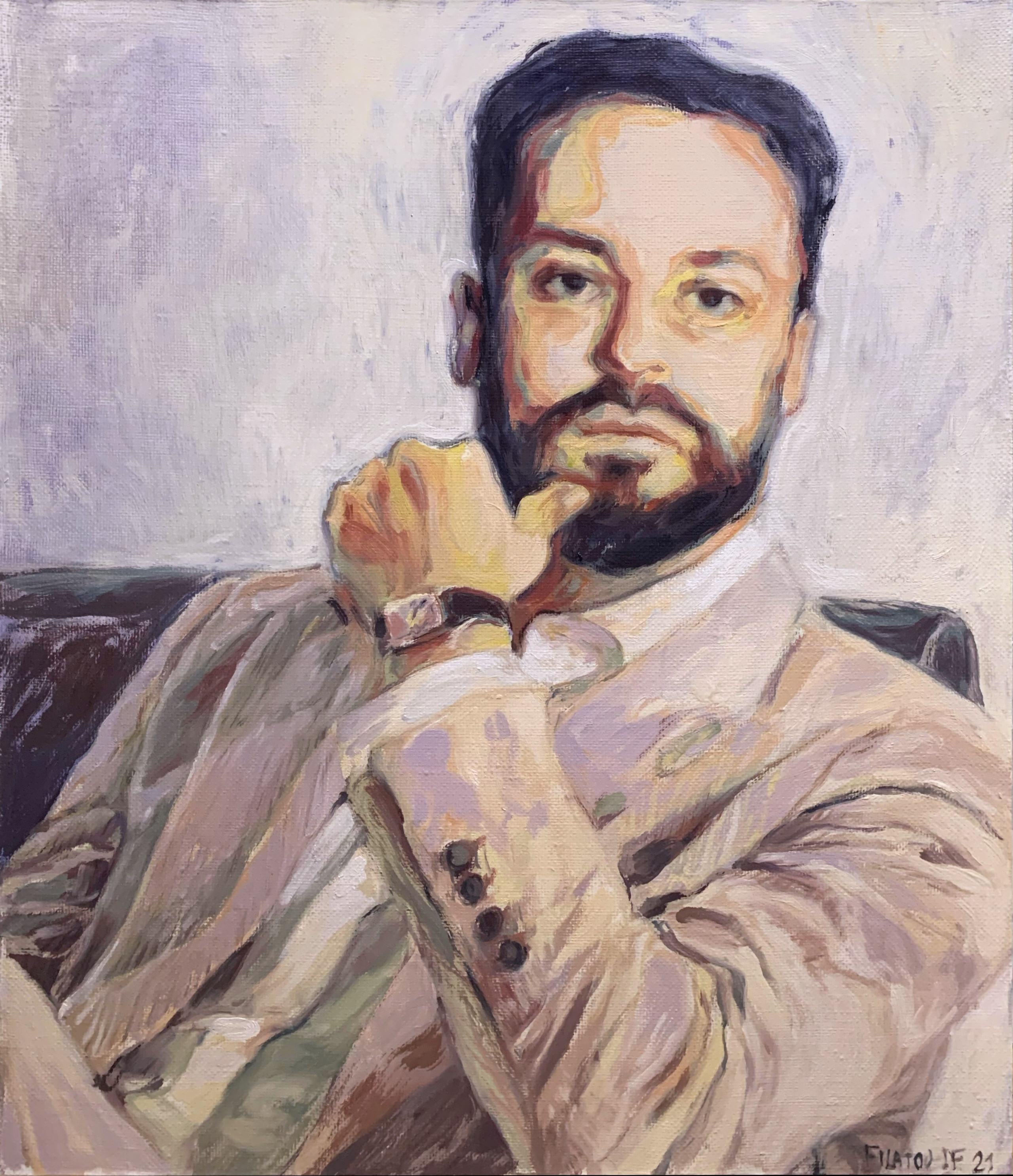 PORTRAITS. Visual artist Ilia Filatov