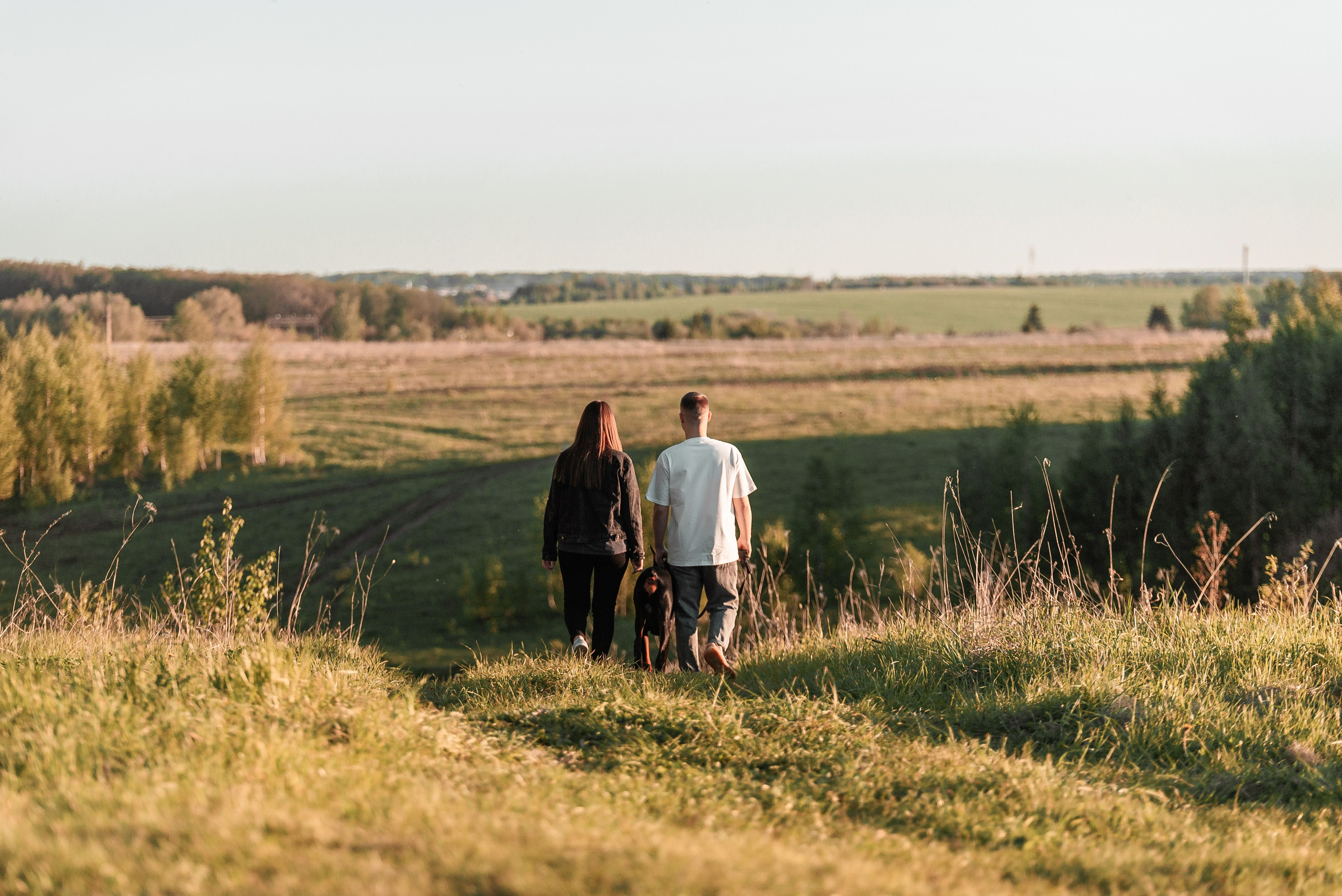 Юля, Андрей и Арес. Фотограф-анималист Анастасия Парфенова|Екатеринбург