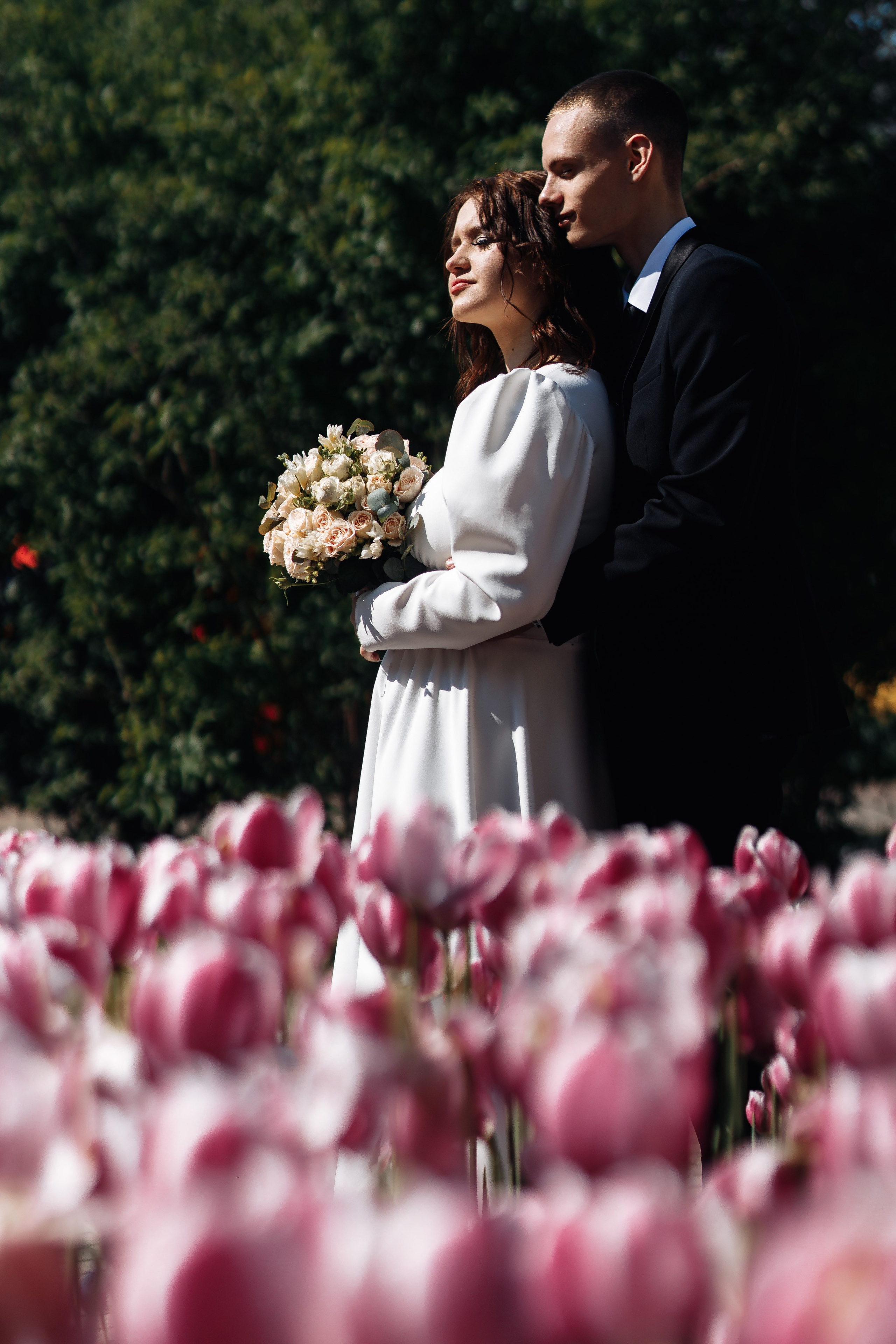 Свадебная прогулка в Смоленске. Свадебный фотограф Вашкевич Денис