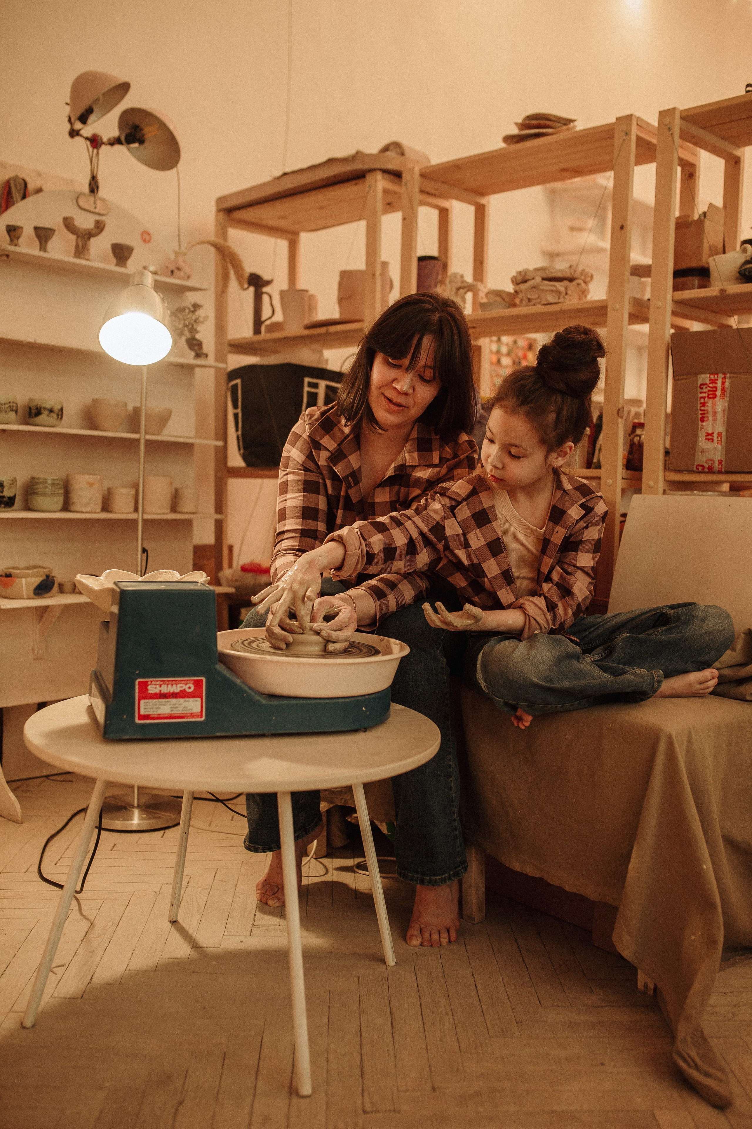 Дина & София гончарная. Семейный и Свадебный фотограф в Санкт-Петербурге Плохая Екатерина