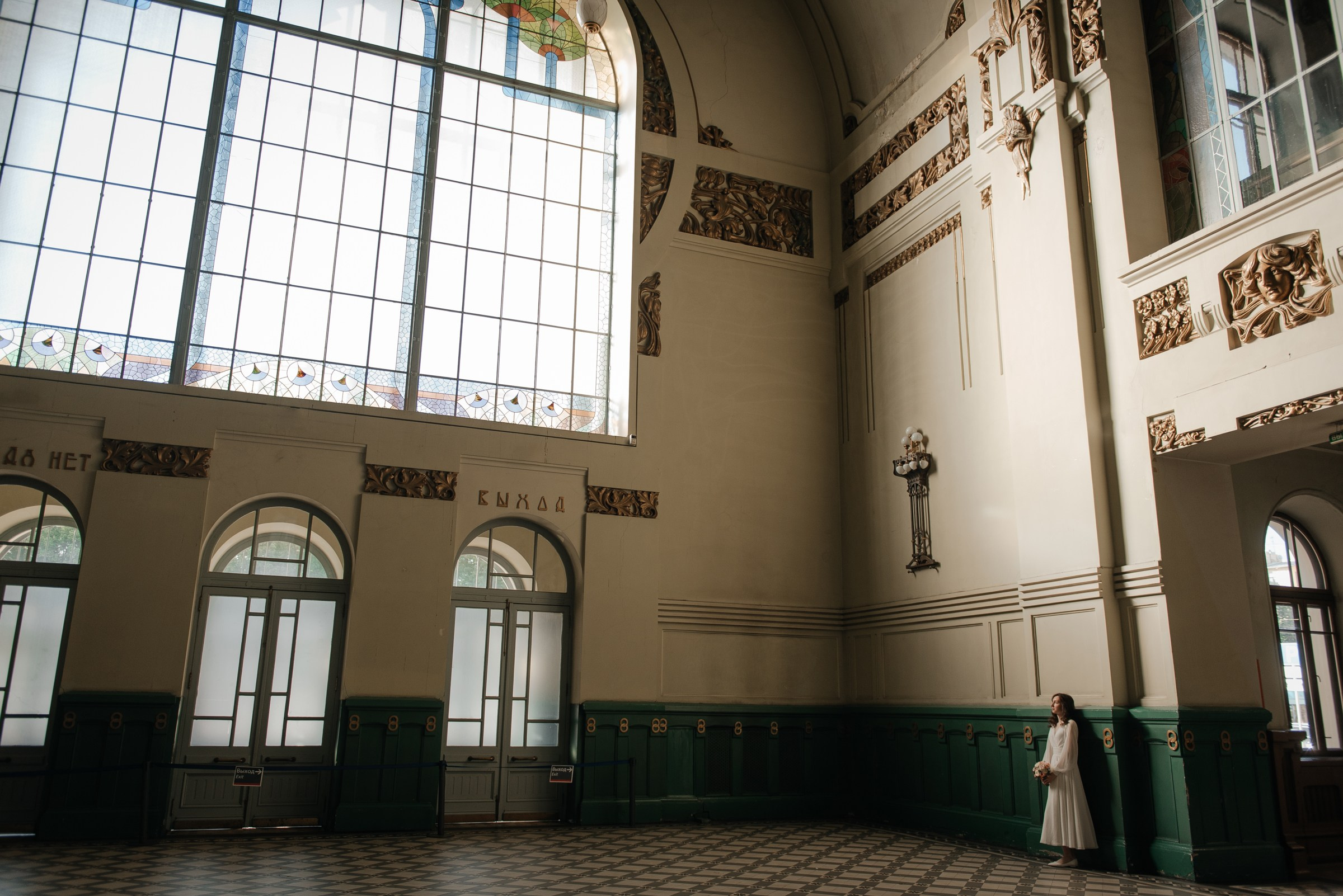 свадебная фотосессия в Витебском вокзале