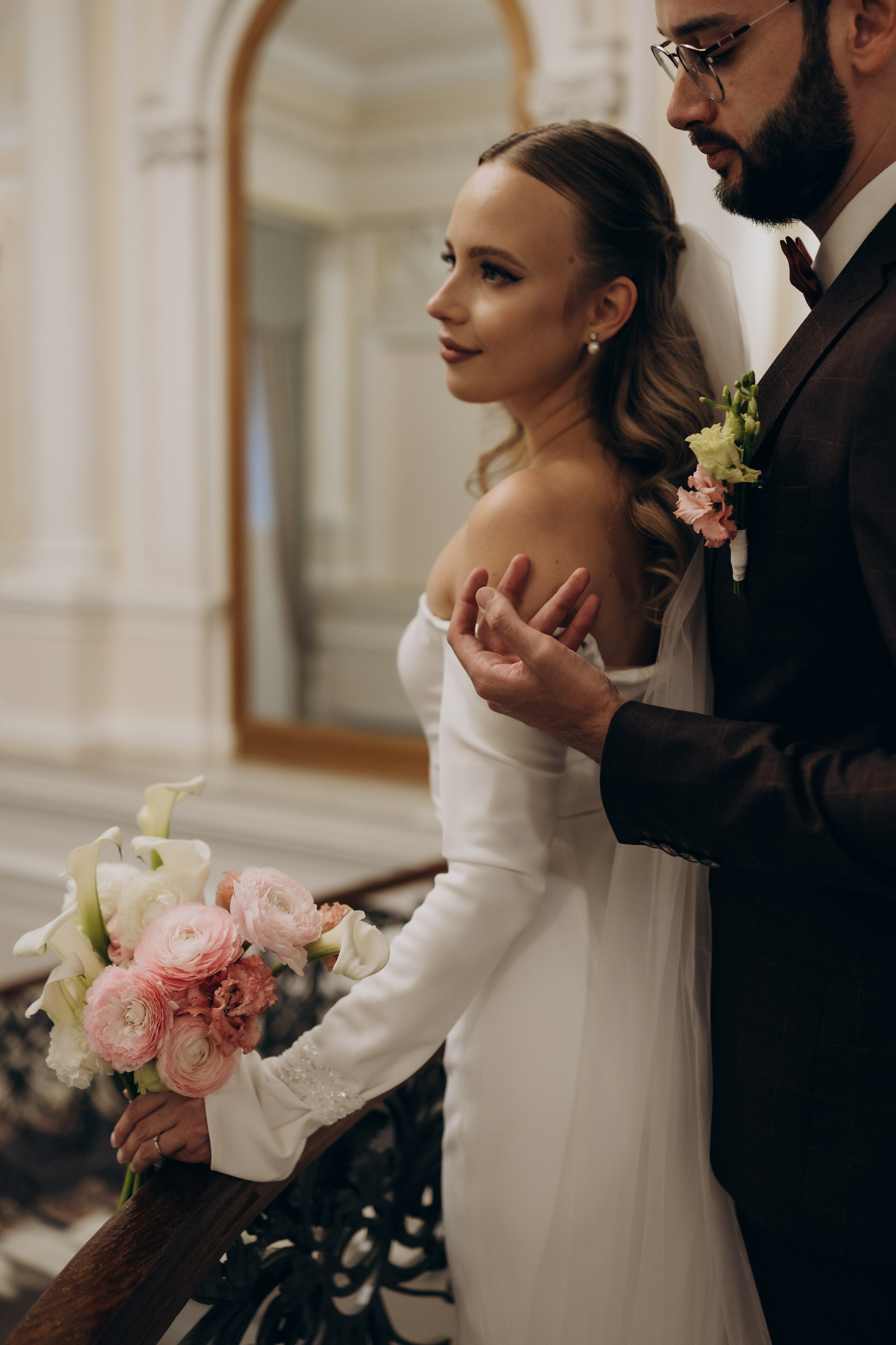 Юра и Полина | 2-й дворец и Половцова. Свадебный и love story фотограф в Санкт-Петербурге