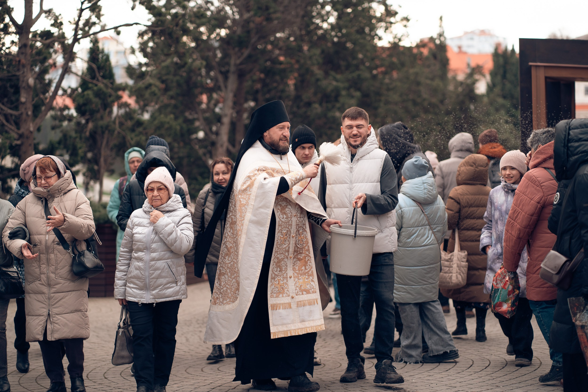 Крещение Господне в Херсонесском монастыре г. Севастополь. Церковный фотограф Севастополь