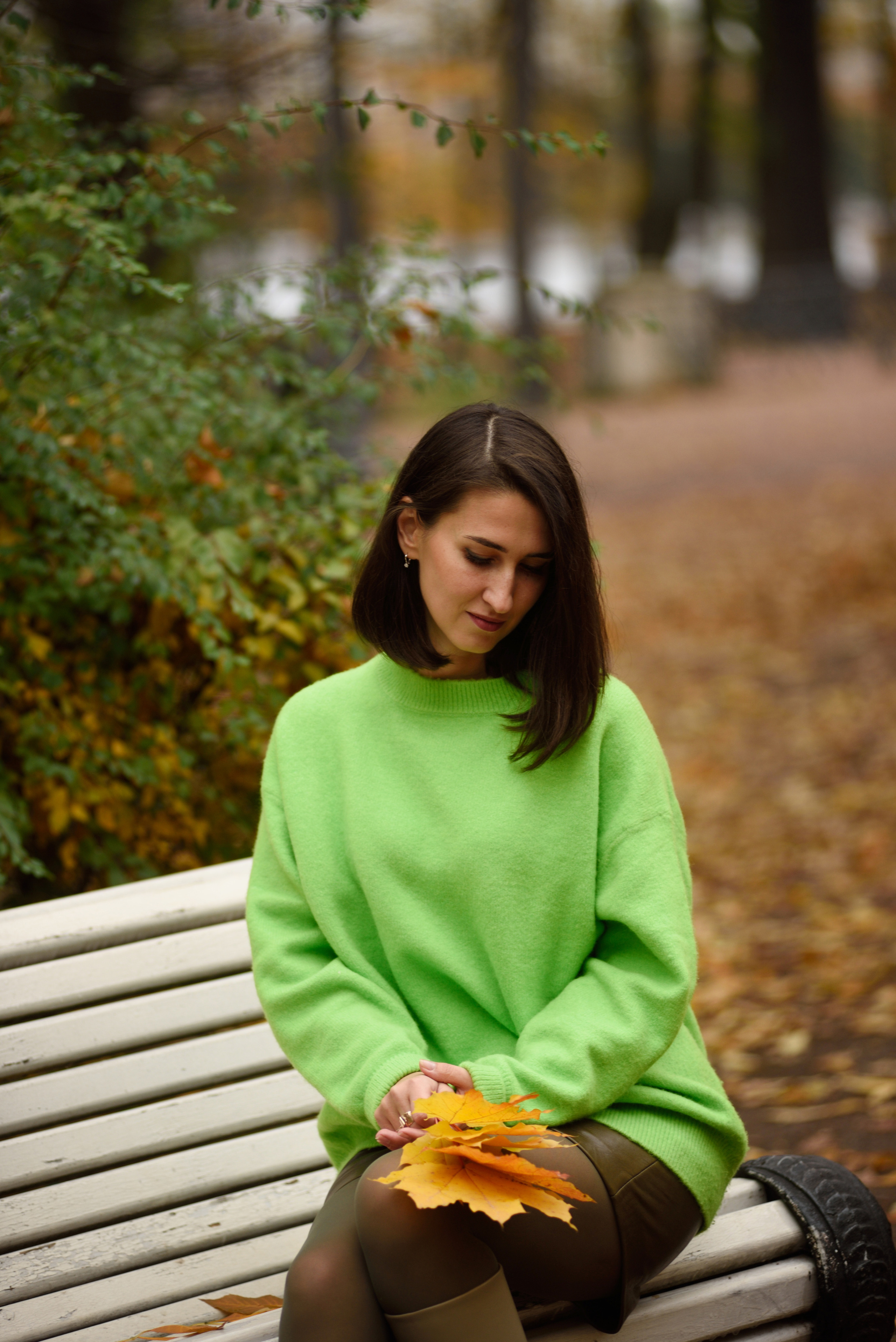 Настя. Прогулка по Лопухинскому саду. Фотограф в Санкт Петербурге Александра Вильдгрубе