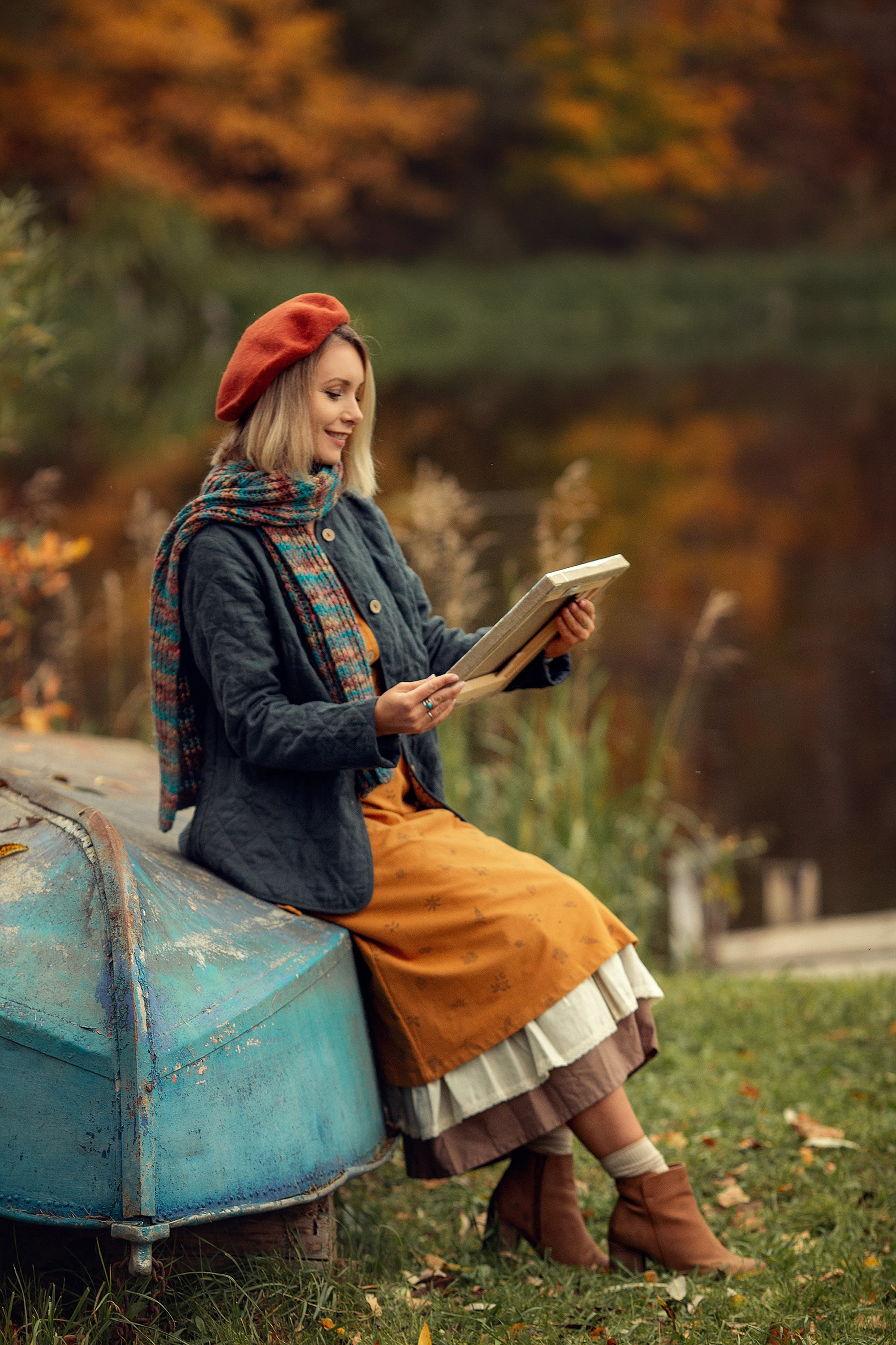 Художница в золотом Плесе. Tatyana Nadezhdina Family photographer