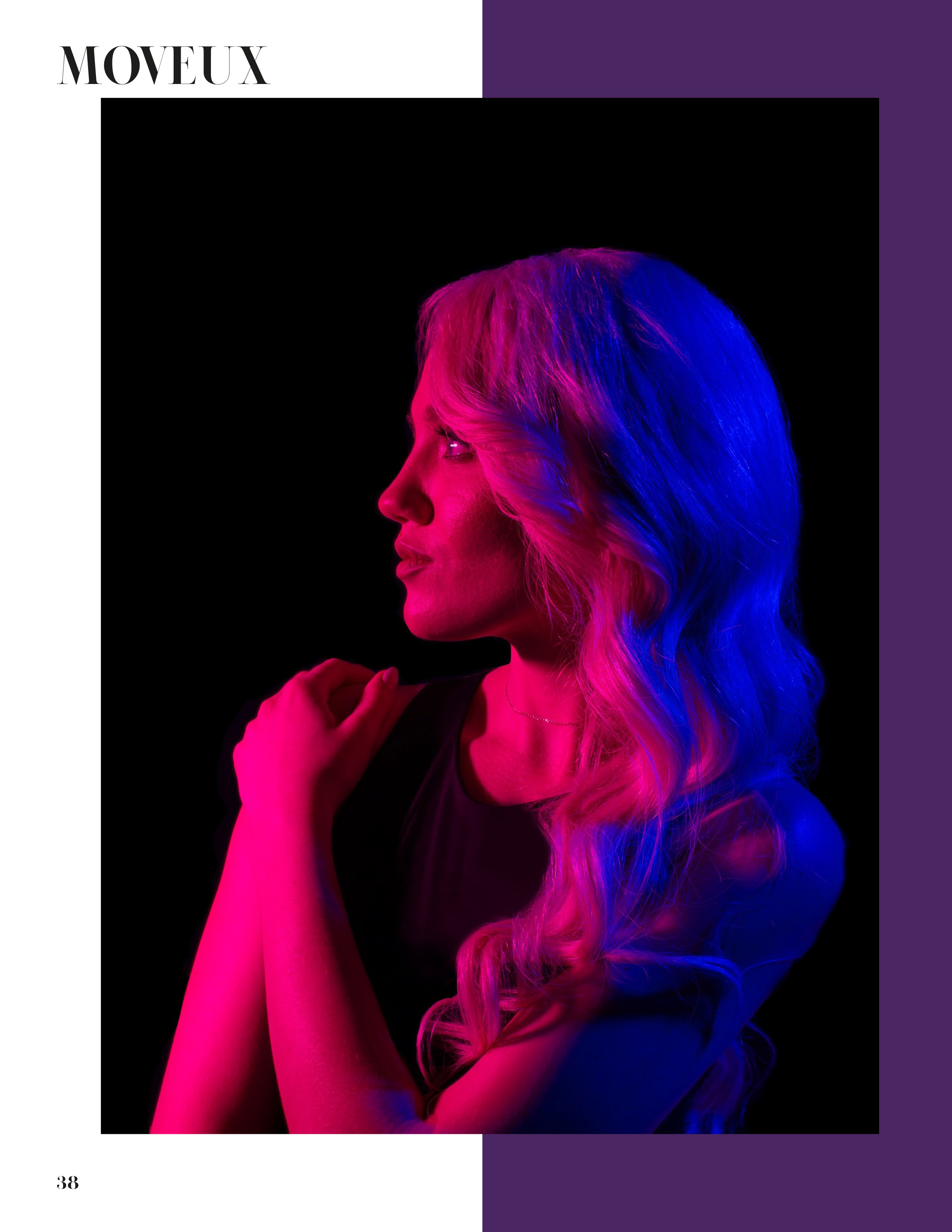 Марина на обложке журнала MOVEUX (ПАРИЖ, ФРАНЦИЯ). Ирина Квасова | Фотограф в стиле VOGUE | Тюмень