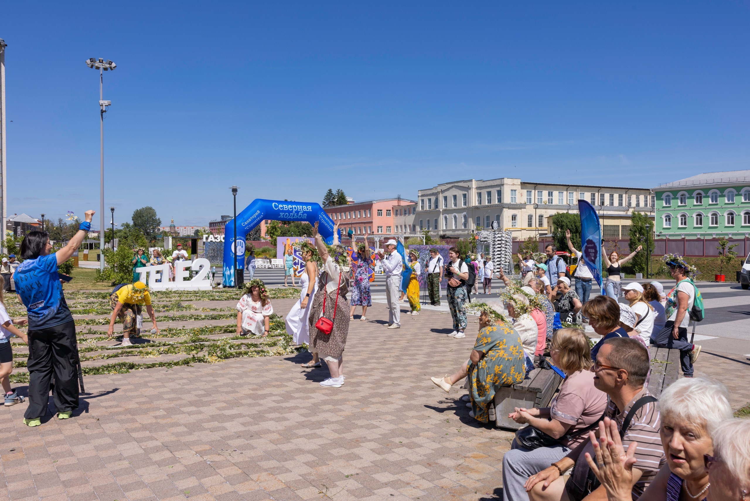 Фестиваль «Ромашковый хоровод». Северная ходьба. Фотограф в Туле Крупский АнДРей. Фотостудия «КАДР71» в Туле