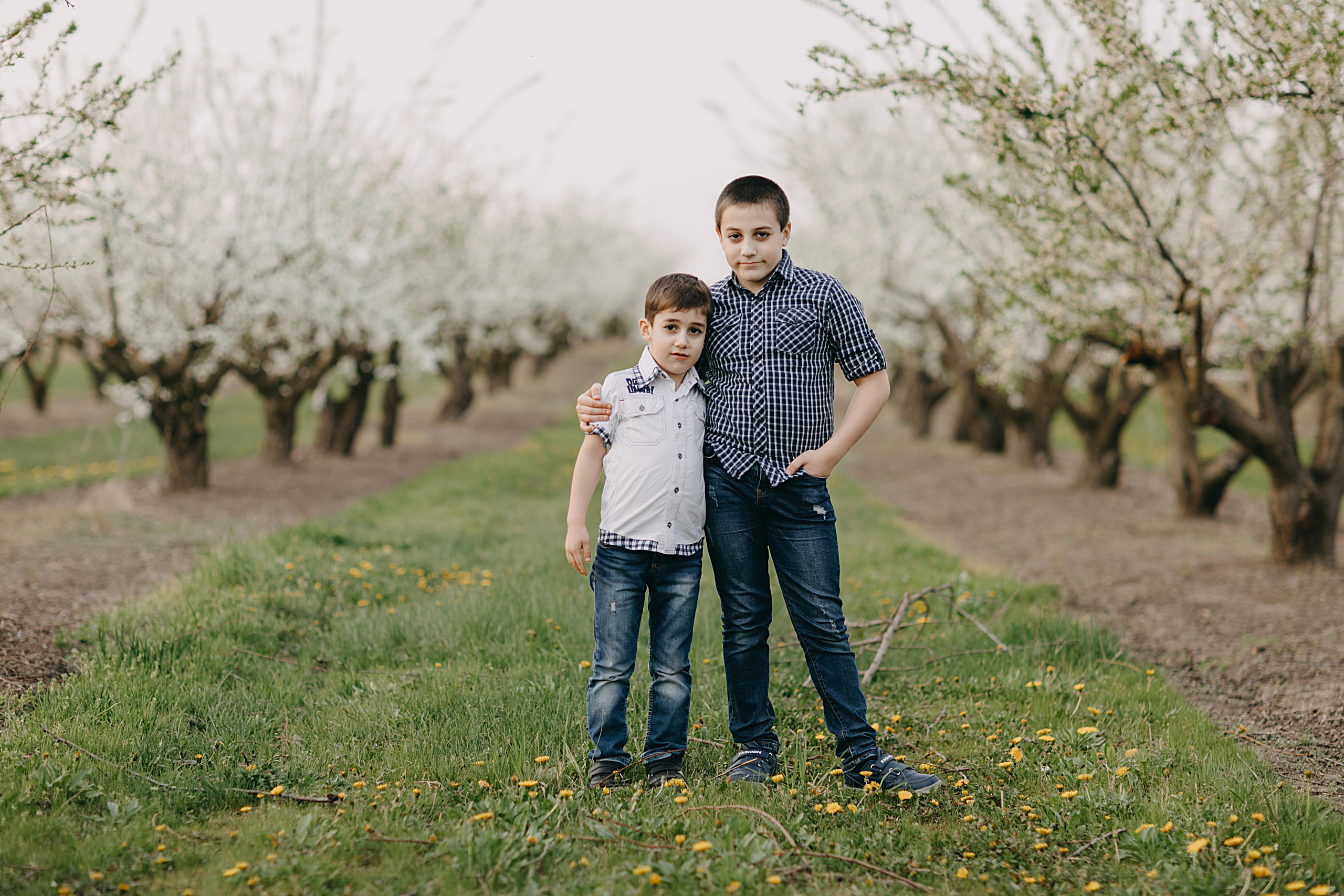 Фотосессия в весеннем саду