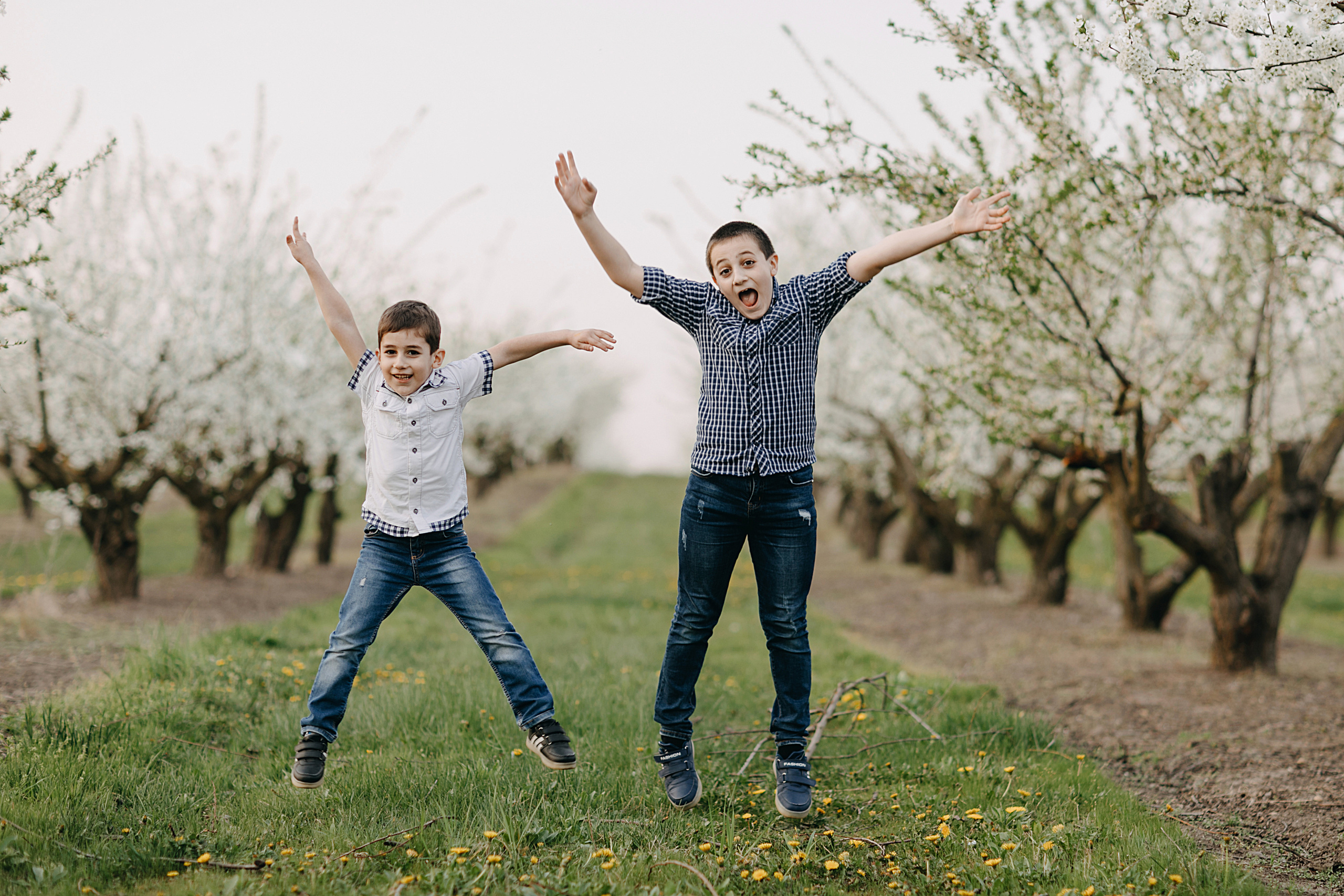 Фотосессия в весеннем саду