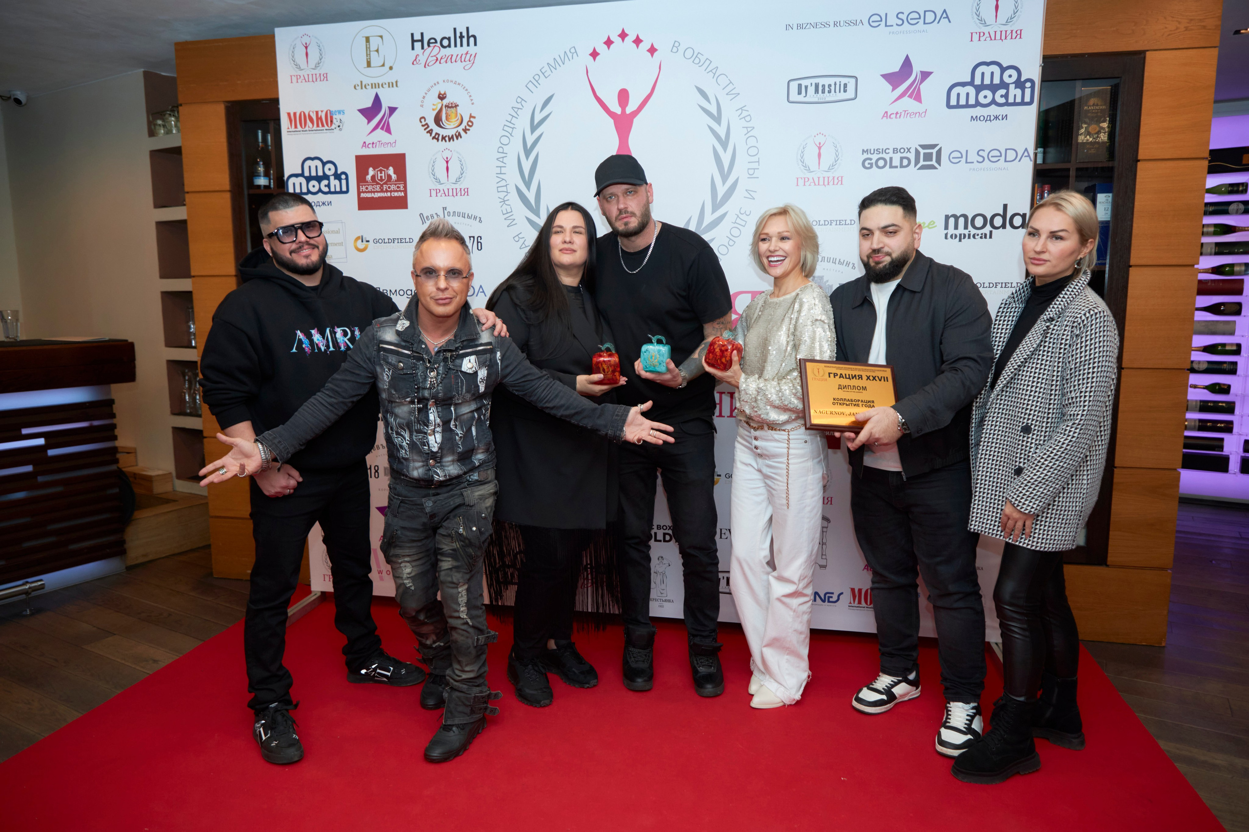 Вручение премии красоты Gracia Awards. Анна Потявина. Фотограф Москва