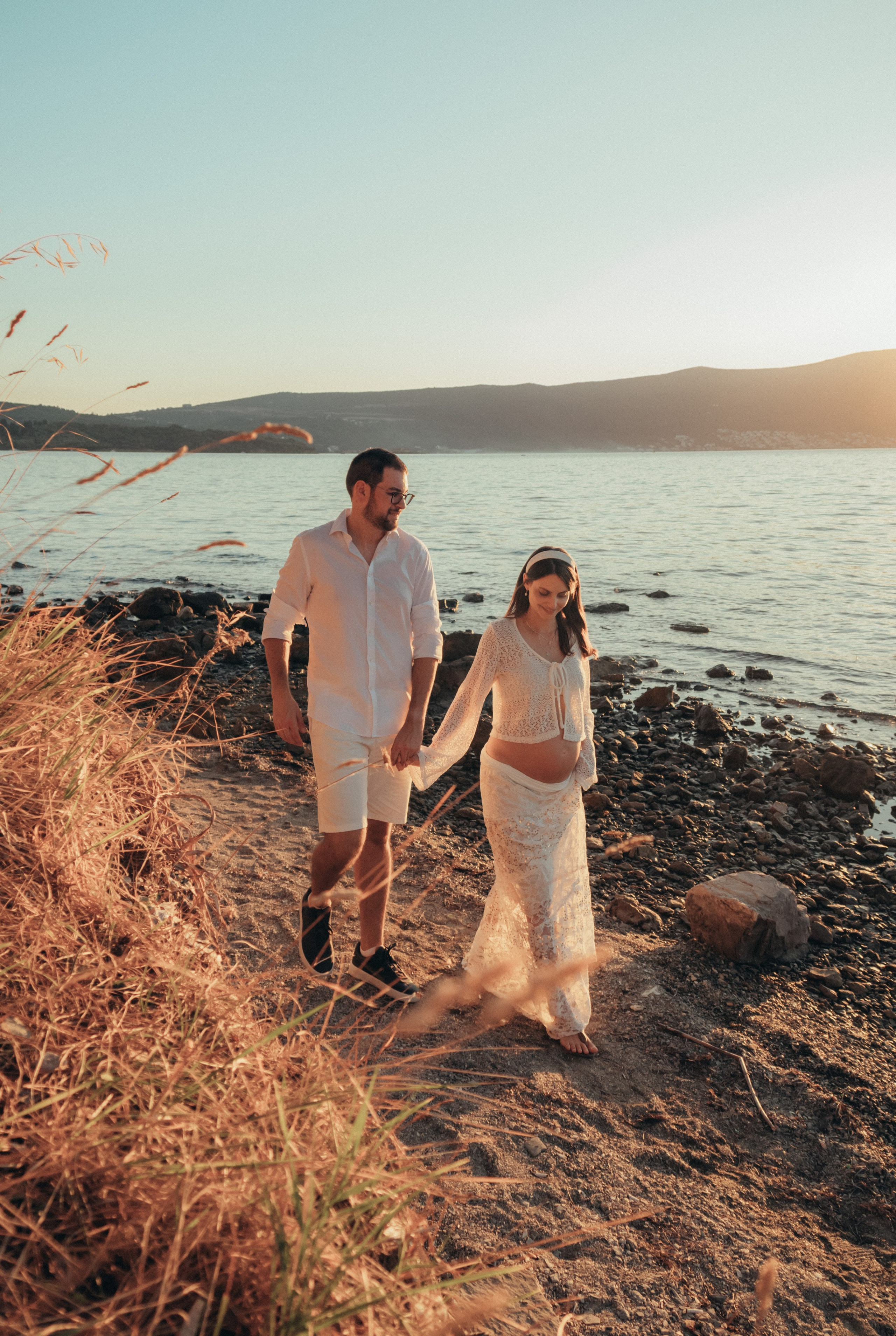 Anticipating a miracle with Revital & Liad. Portrait photographer in Tivat Montenegro Katerina Kirsanova