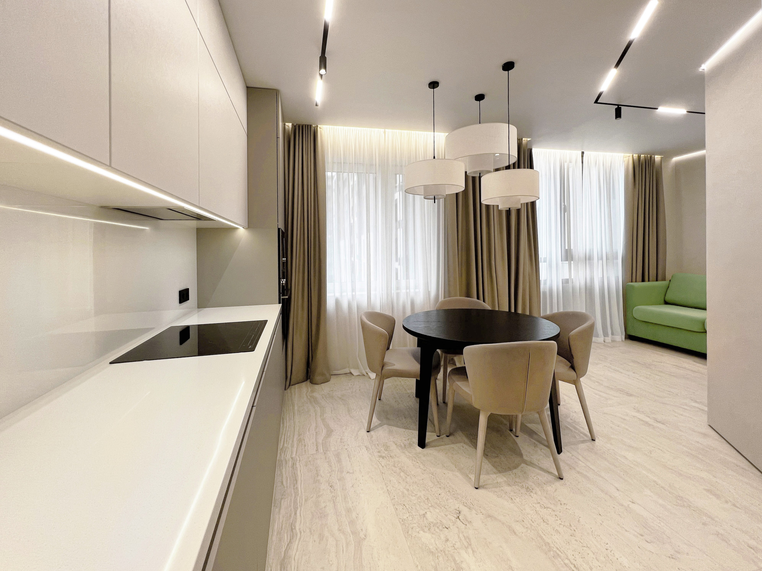 Квартира 67,6 м². Дизайнер интерьера Малюгина Ксения Санкт-Петербург