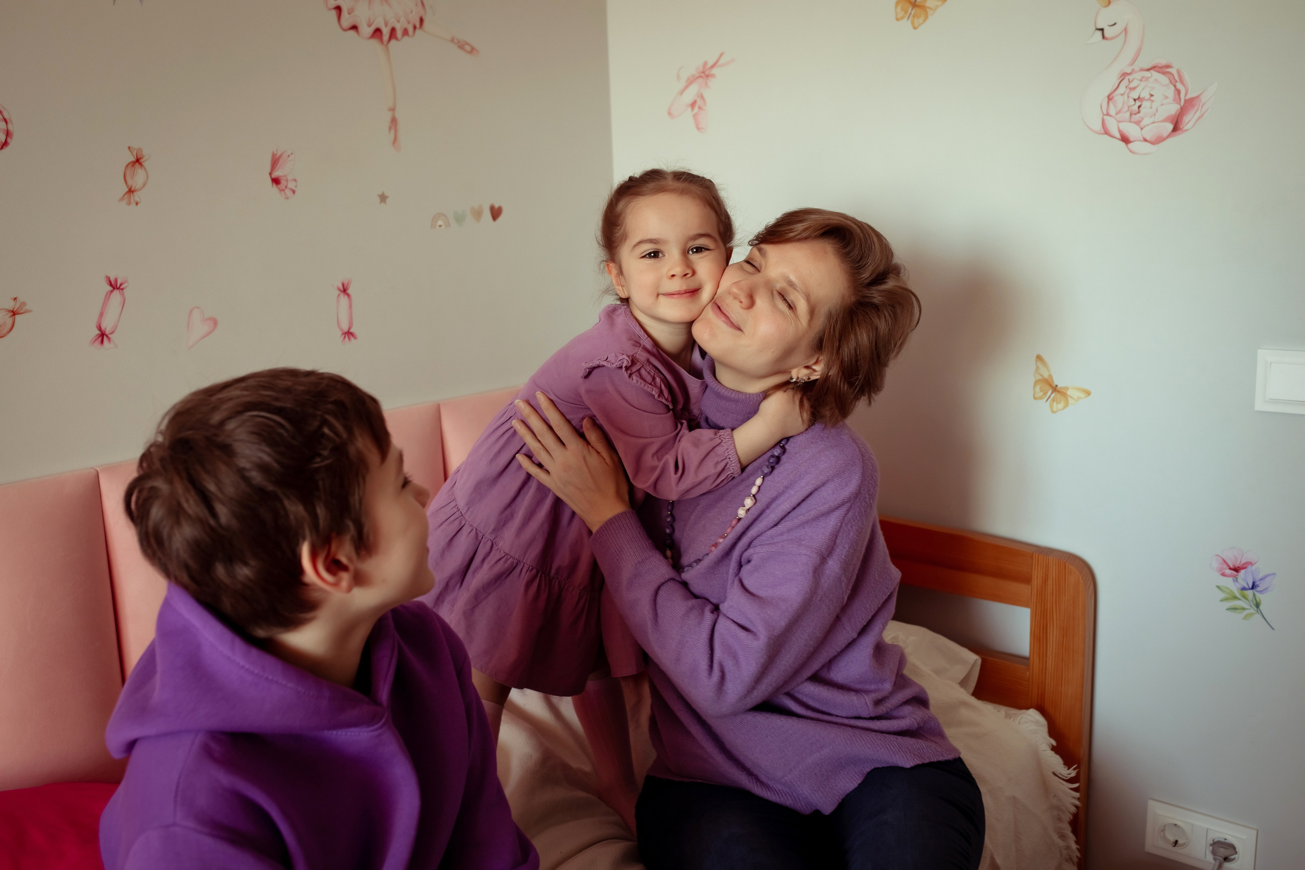 Александра, Максим, Евгений и Ксюша. Семейный и детский фотограф в Москве Дорогова Екатерина