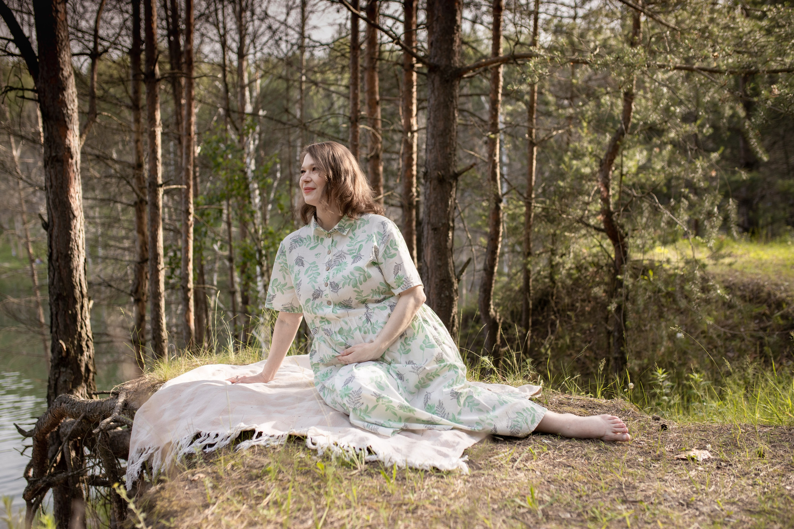 Фотосессия беременности на карьере. Фотограф в Железнодорожном и Балашихе