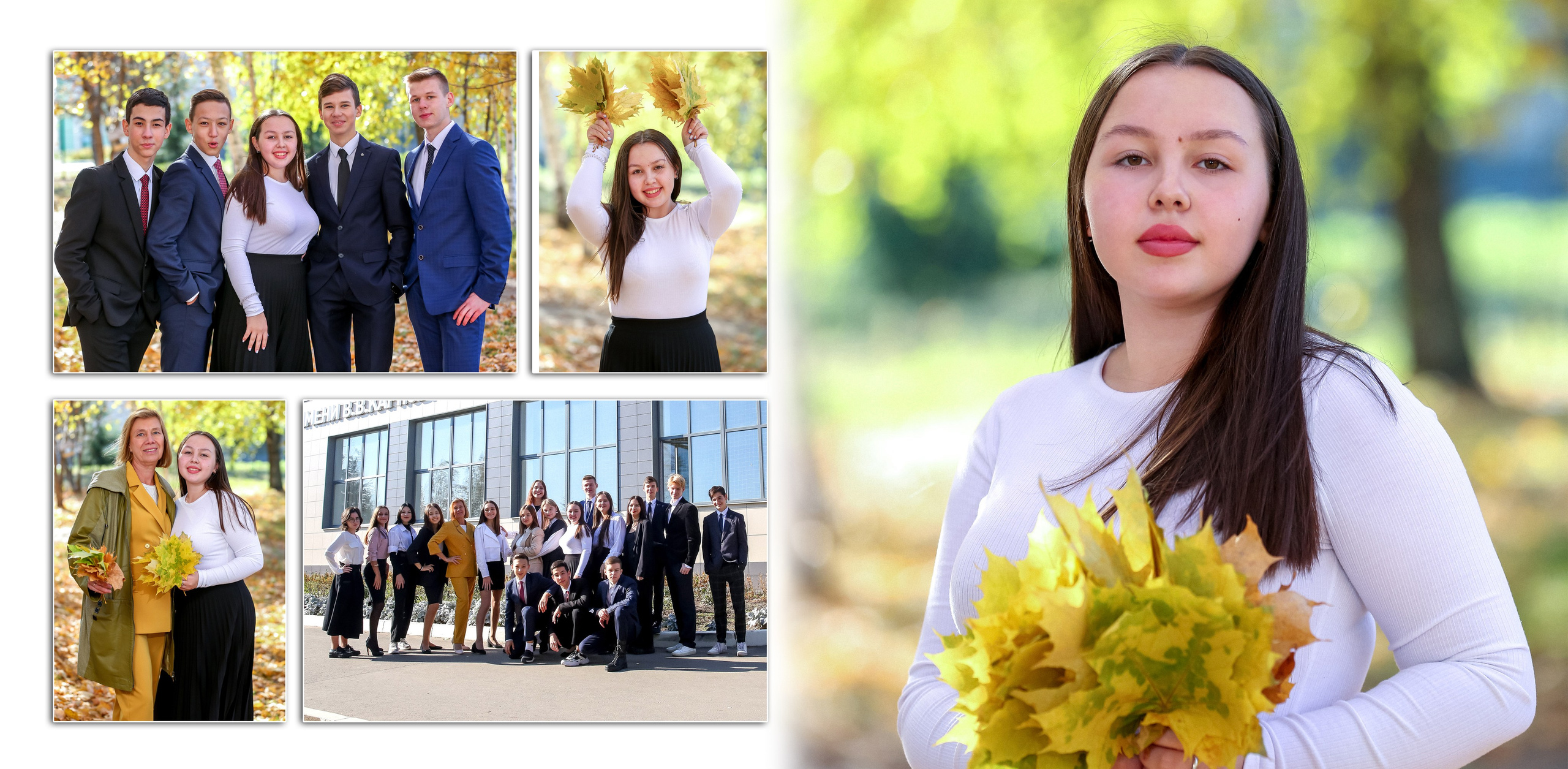 Варианты альбомов для старших классов. Выпускные альбомы в Казани фотограф Сергей Жегалов