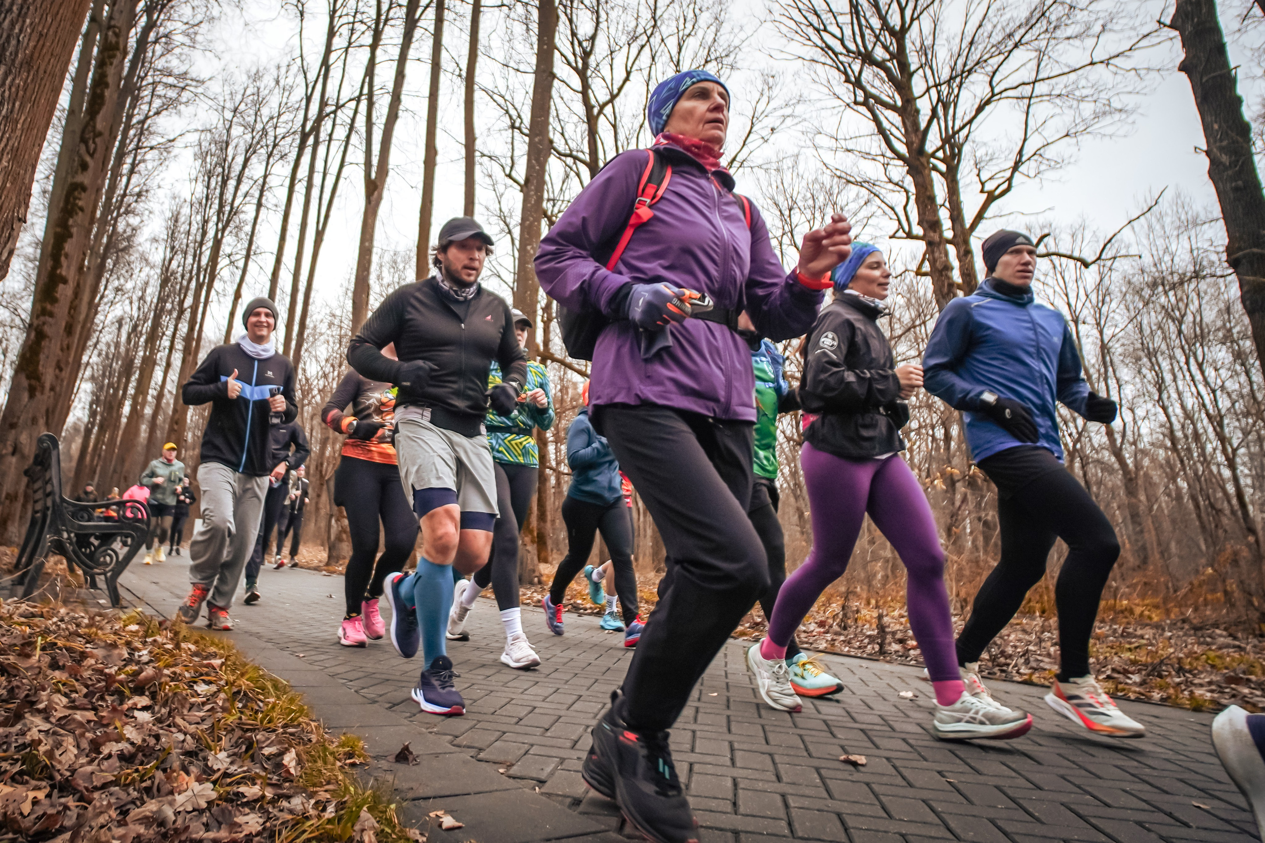 #марафонудома #яuzarun 2024 2-я петля, группа 6:30. Роман Капилюшов. Бег. Фото. Видео. г. Люберцы