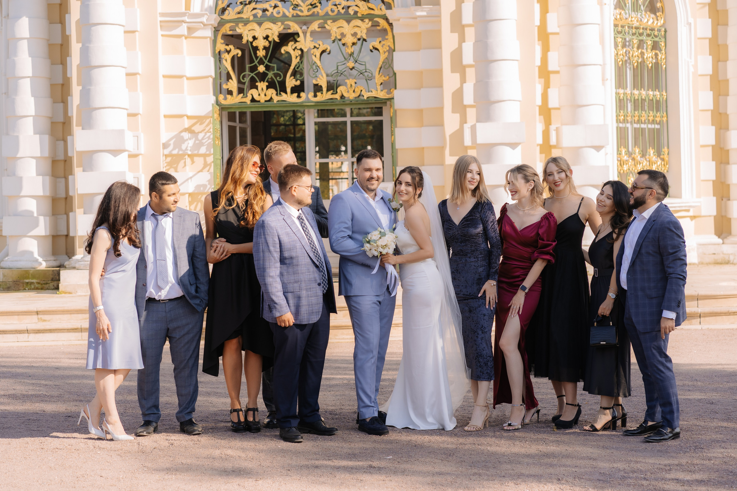 Свадебная фотосессия в Москве, парк Кусково. Свадебный фотограф в Москве Анна Полушина