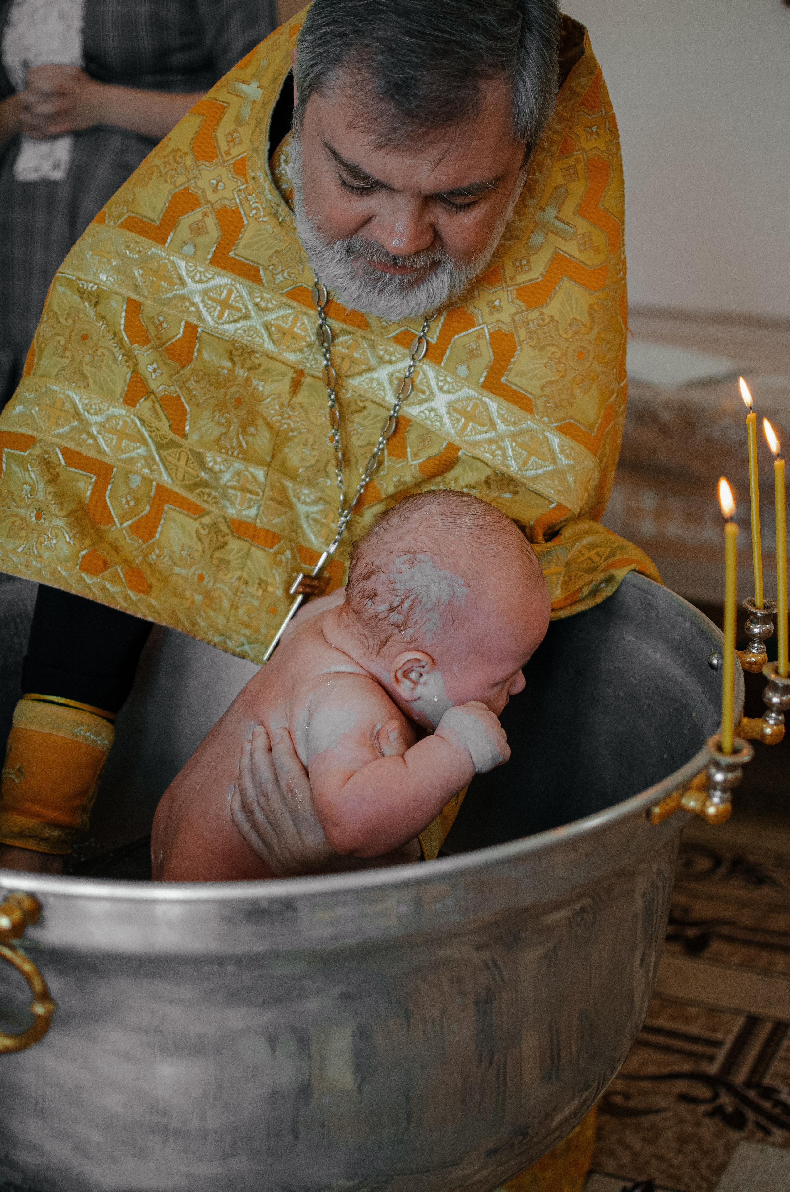 Таинство крещения. Фотограф Краснодарский край