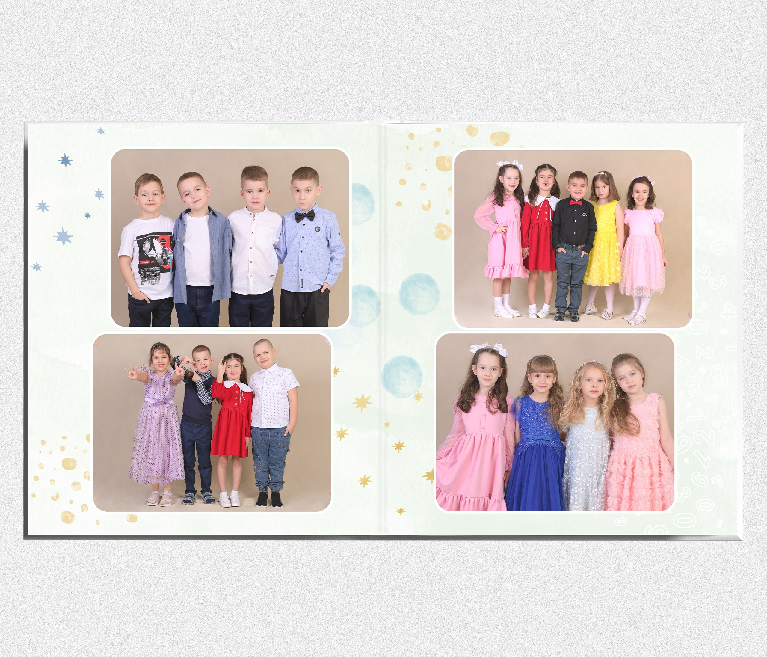 Выпускная книга "Сказка". Выпускные альбомы в Тюмени для школ, садов, вузов спортивных секций