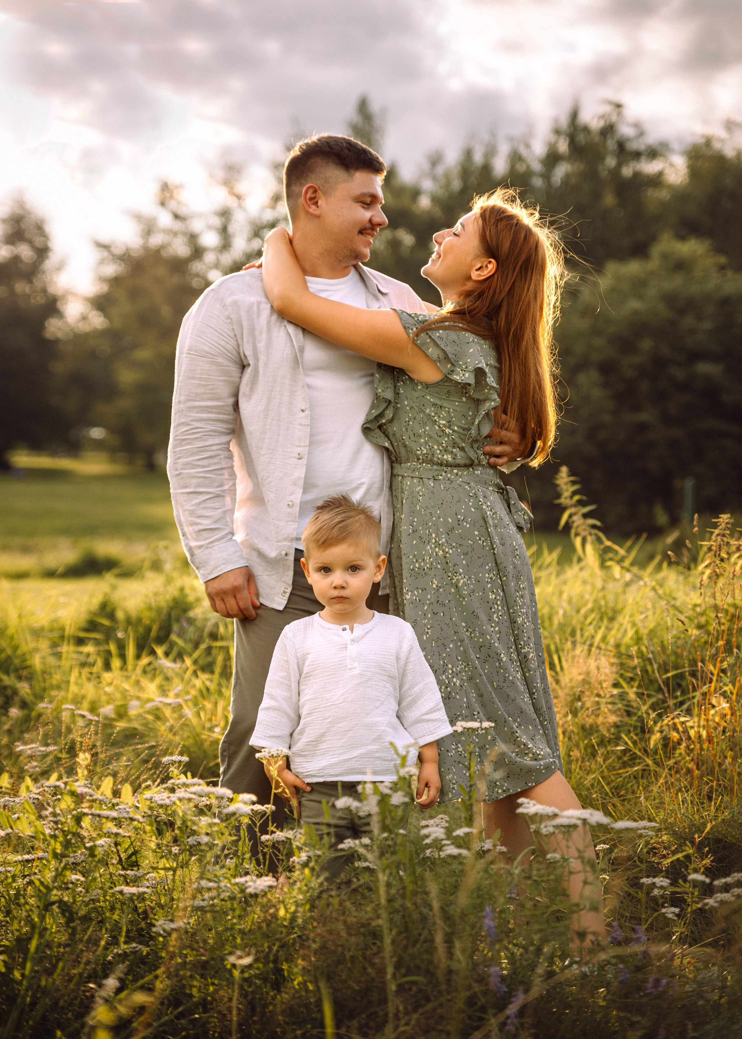 Полина, Николай и Андрюша. Семейный фотограф В Москве Александра Дейкун