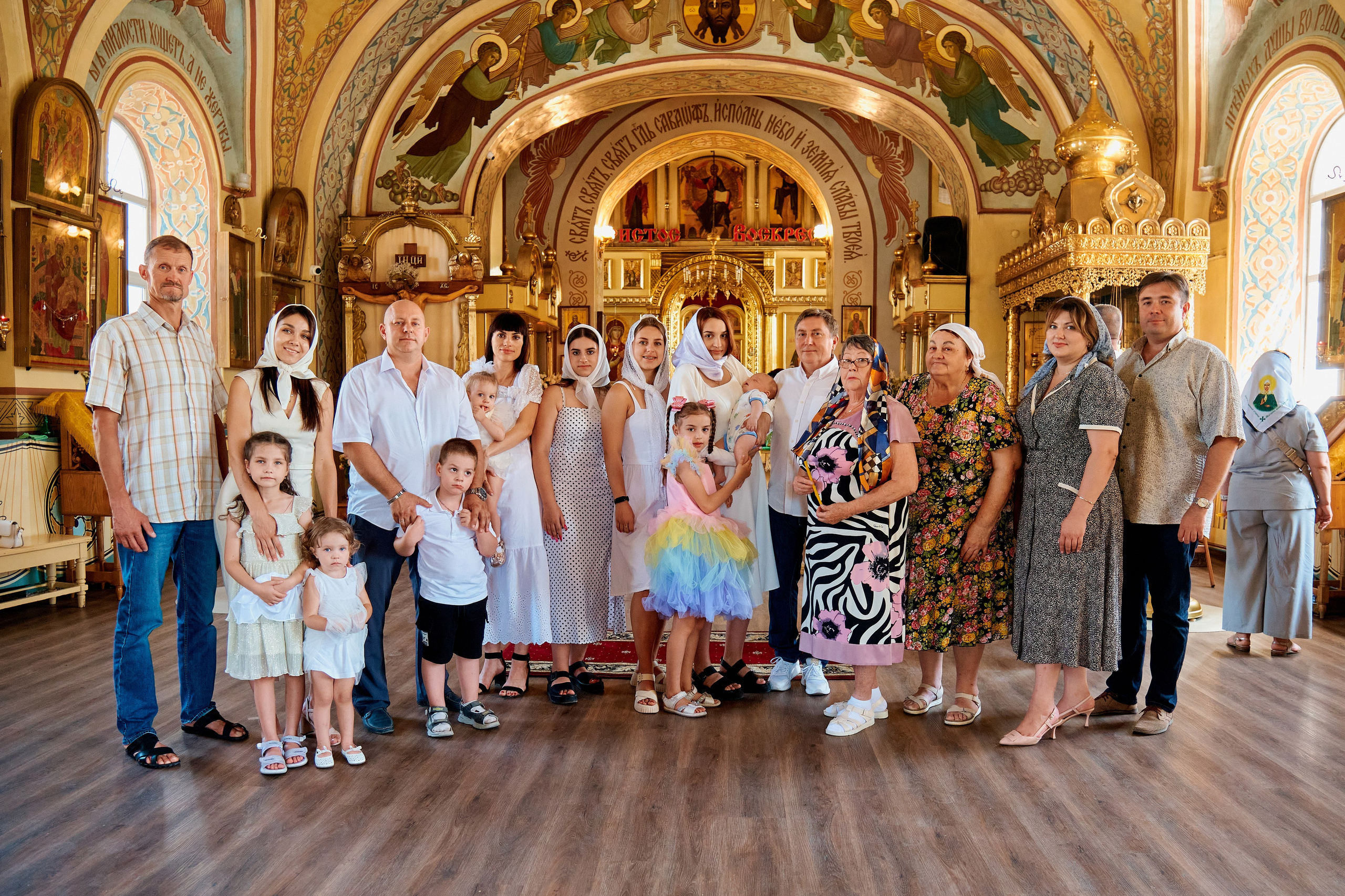 Крестины Григория. Храм святителя Николая Чудотворца. Фотограф Таганрог Анна Трайжон