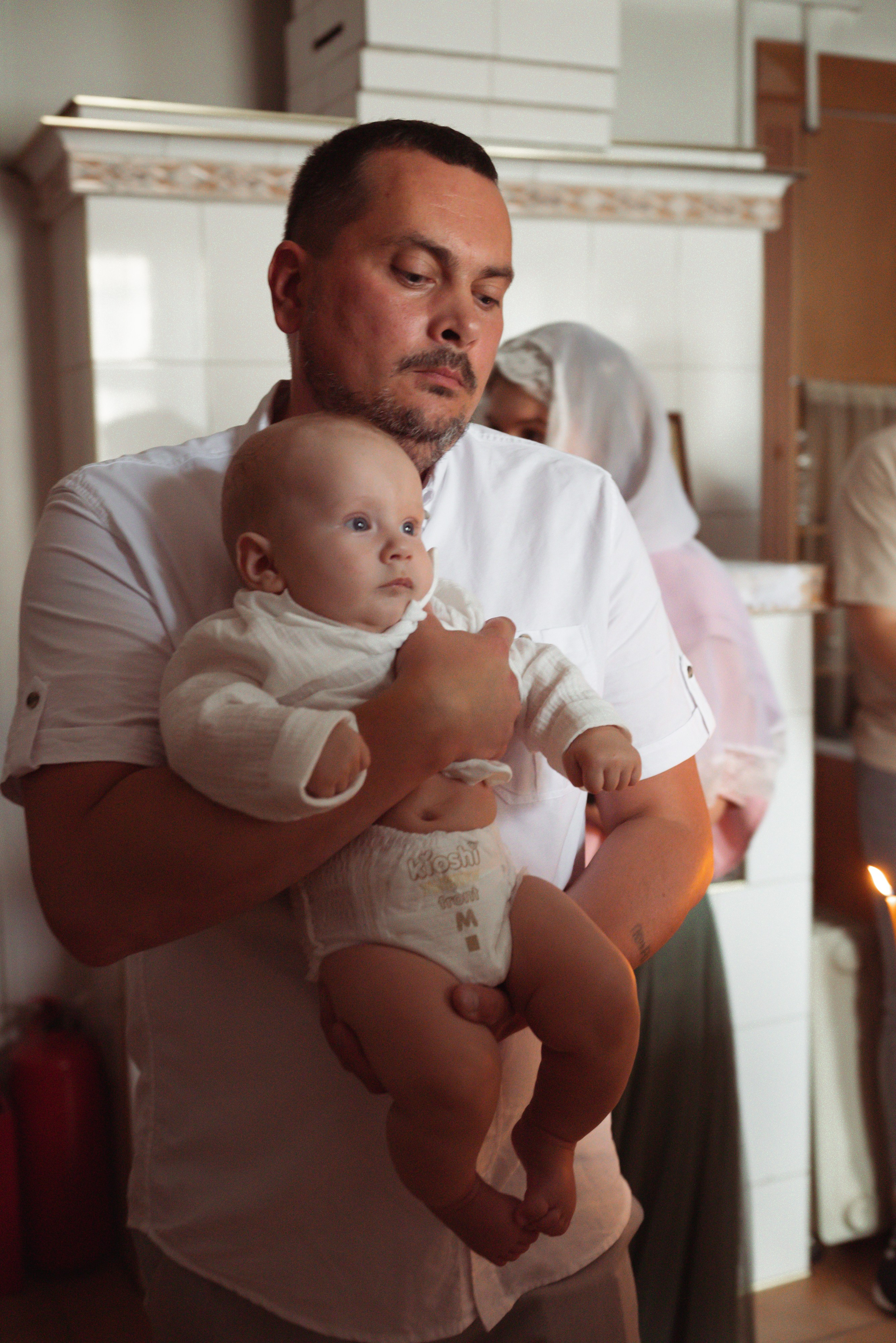 Крещение Максима. Фотограф Москва Настя Профотовна. Репортажные, свадебные и контент фотосессии