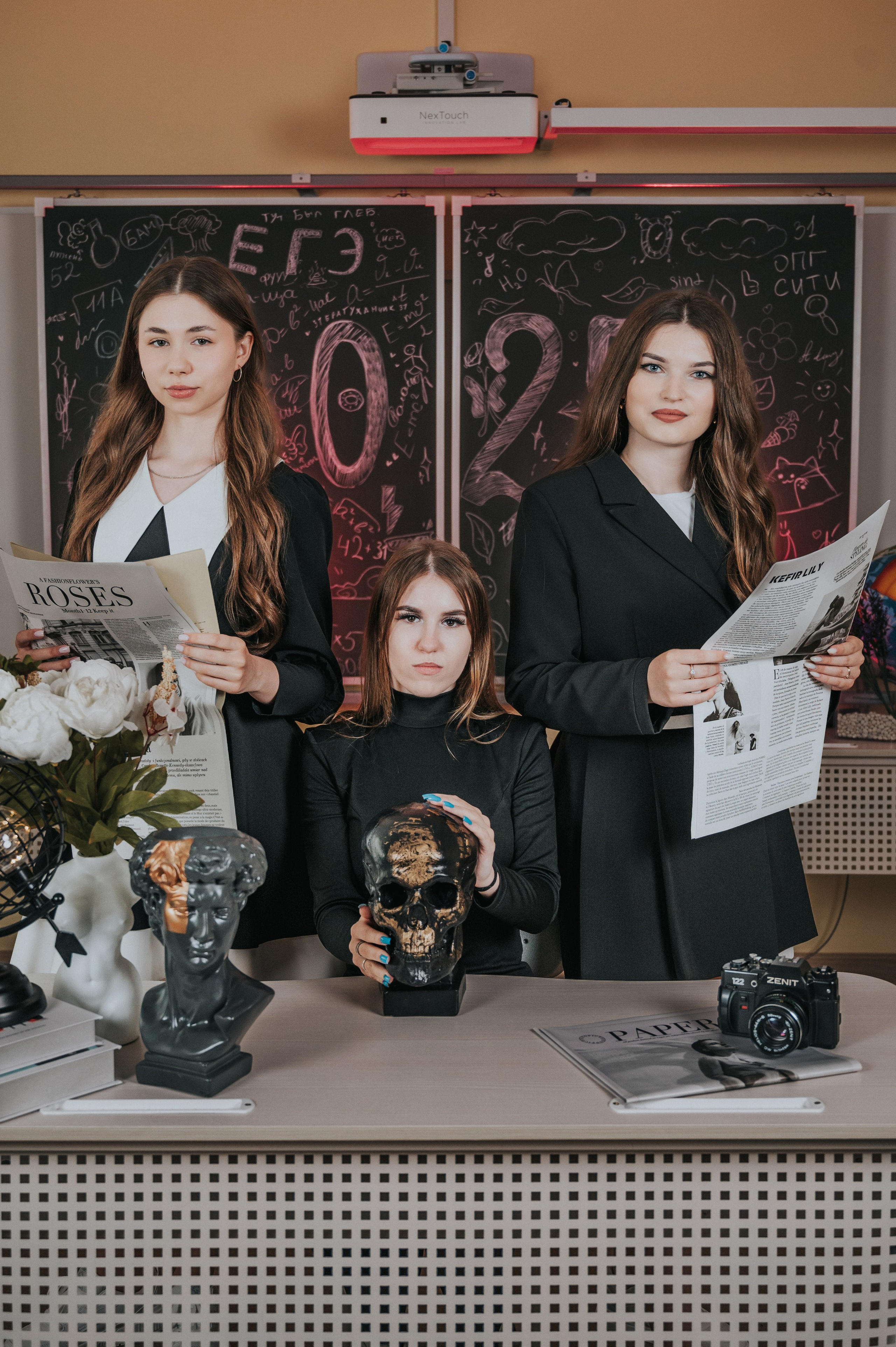 В школе. Выпускные альбомы и Школьный фотограф в Алексеевке, Бирюче, Красном