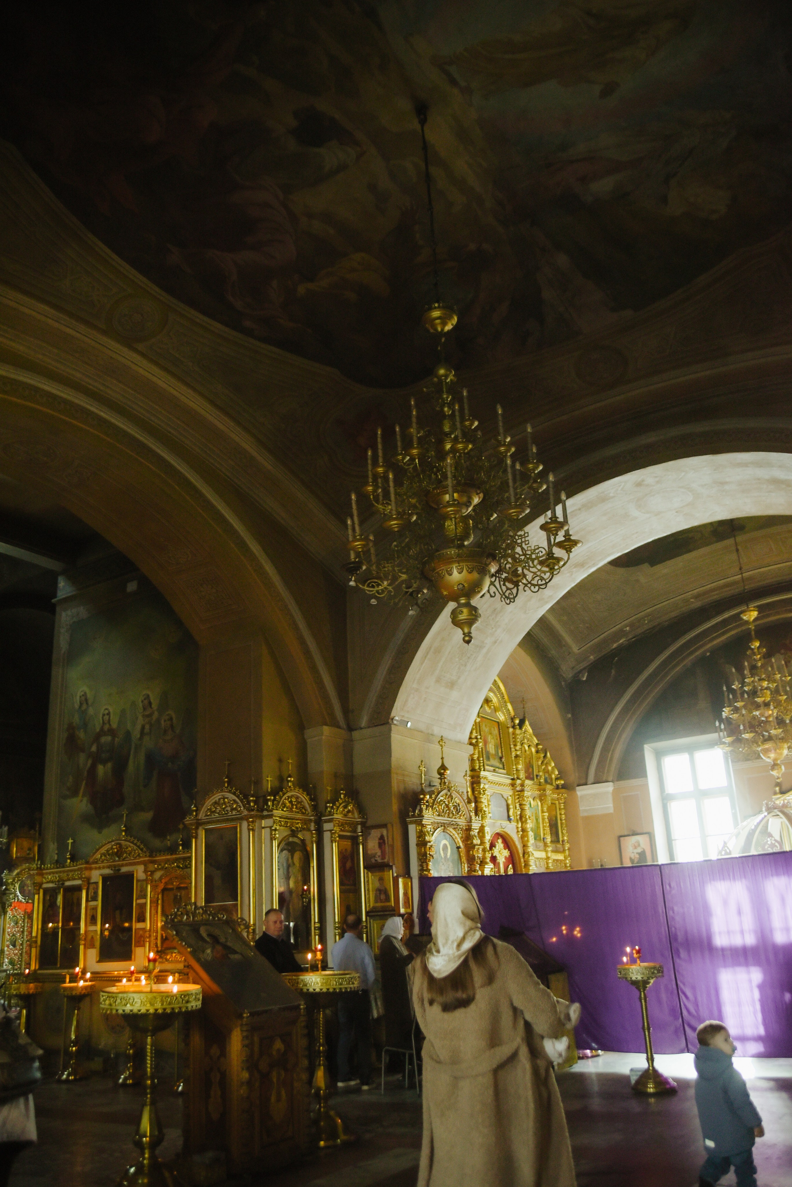 Таинство крещения Савва Храм Воскресения Словущего в Даниловской Слободе. Фотограф Лола Волна, город Москва