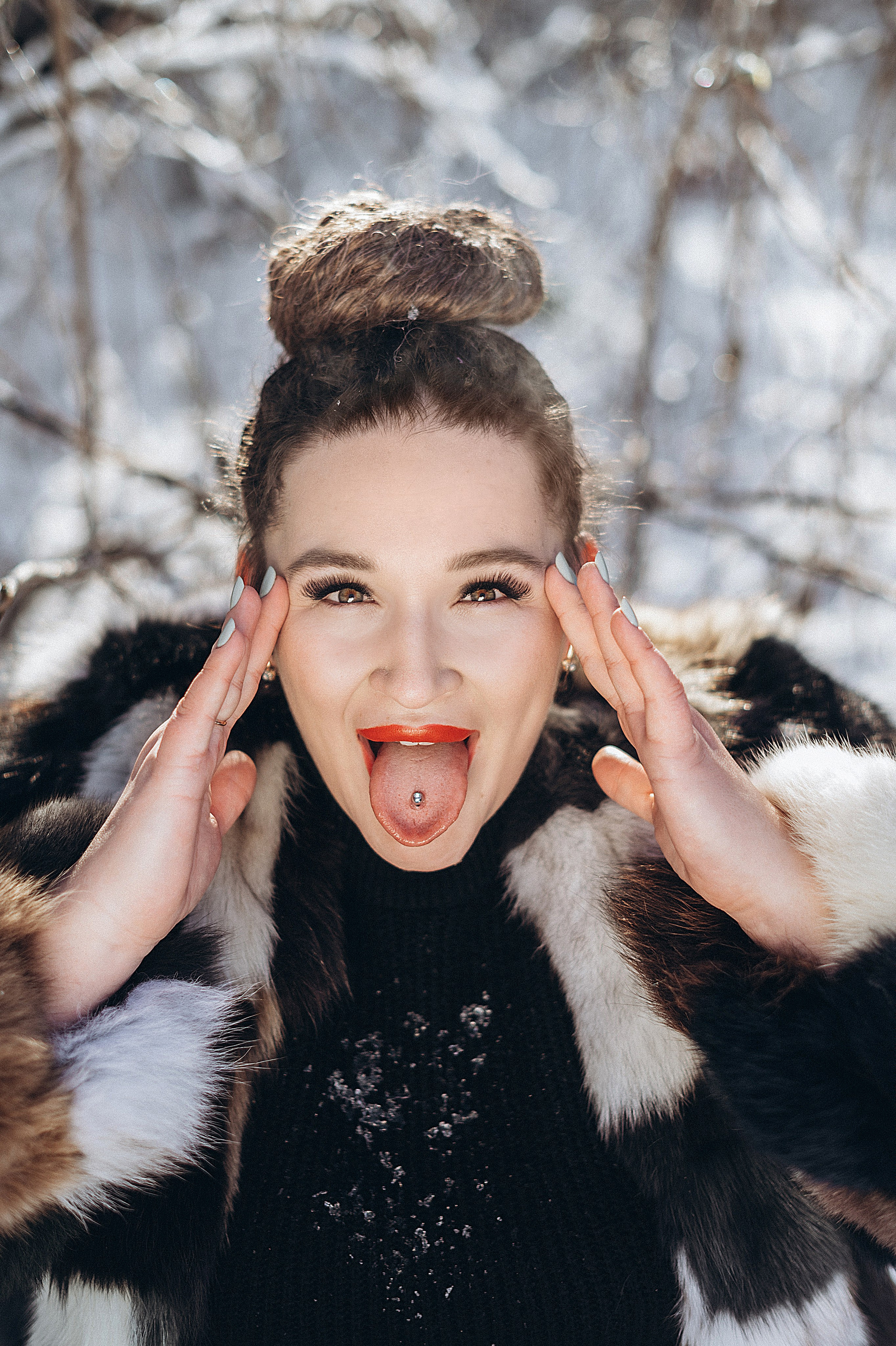 Мария. Зима. Солнечная история. Фотограф Котова Валентина