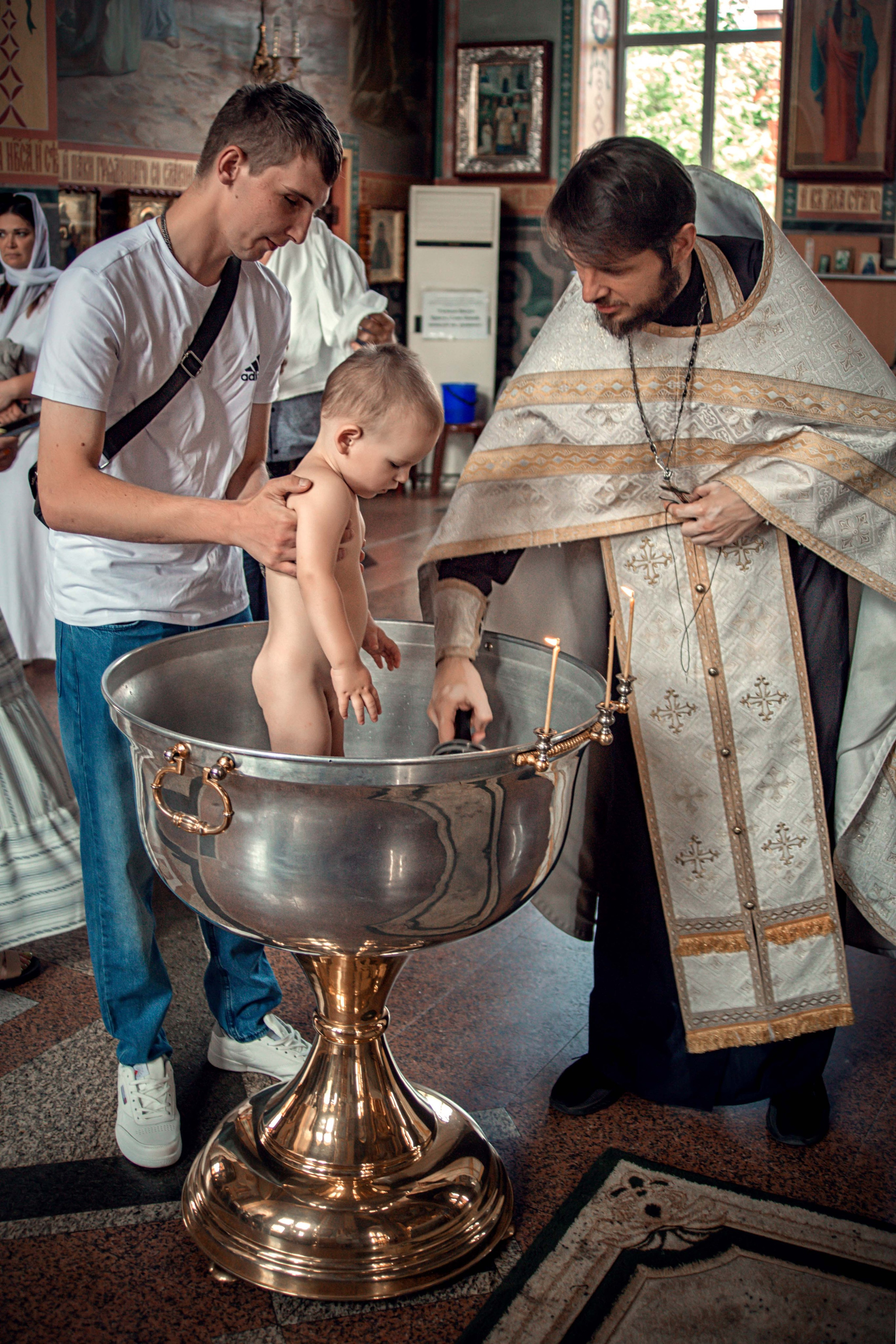 Крещение. Семейный и детский фотограф в Москве Ольга Кривенцова