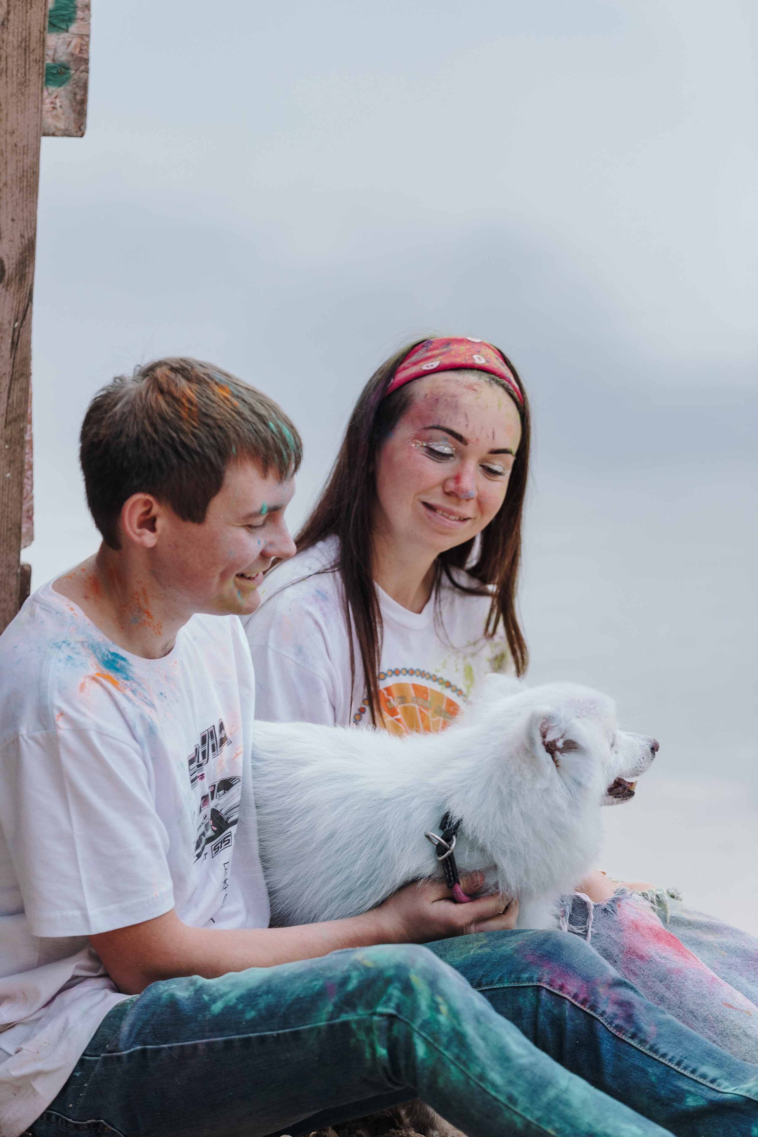 Краски холи. Фотограф анималист Кристина Карпова, Москва