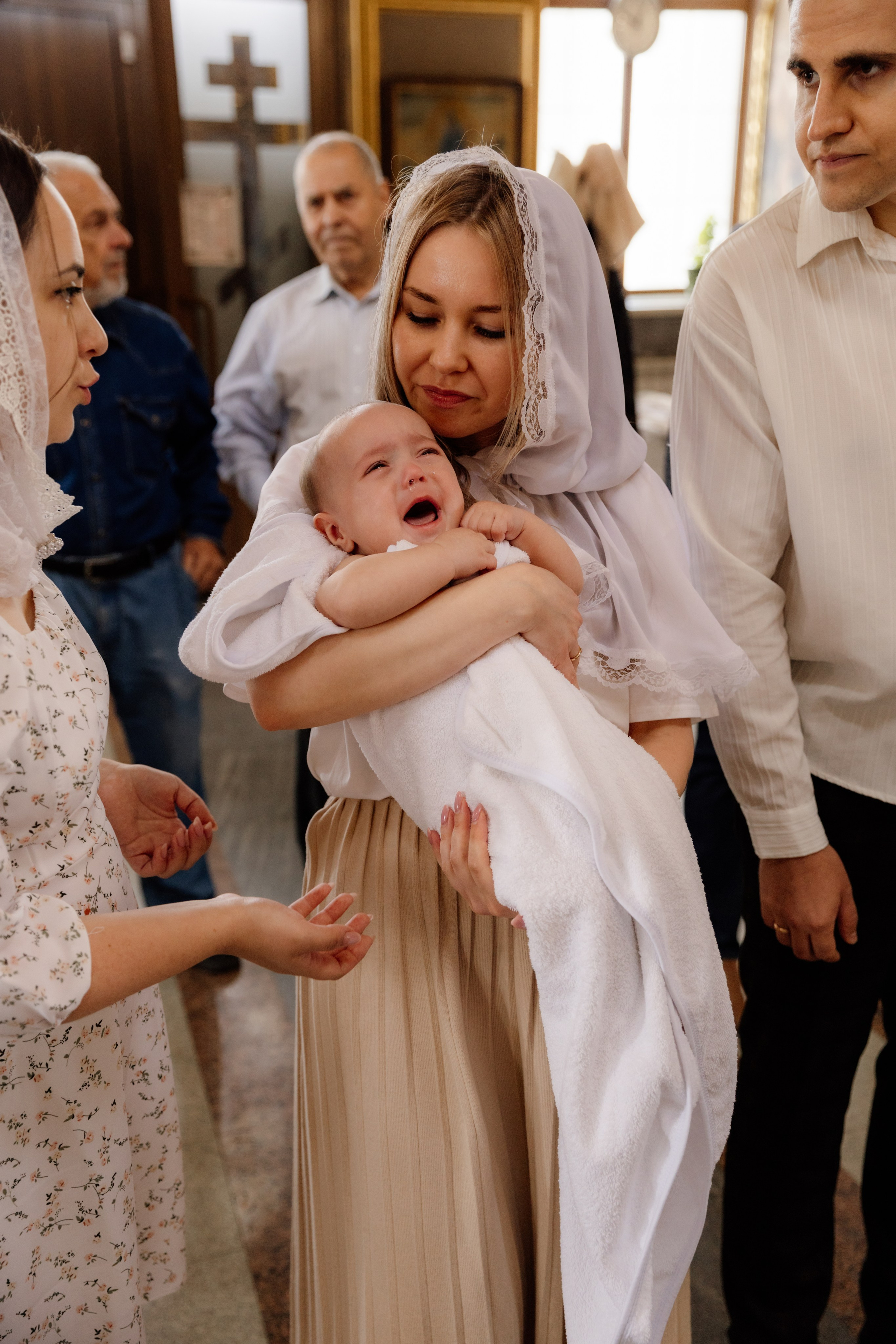 Крещение Максима. Семейный фотограф документалист в Пензе Лопатинская Татья